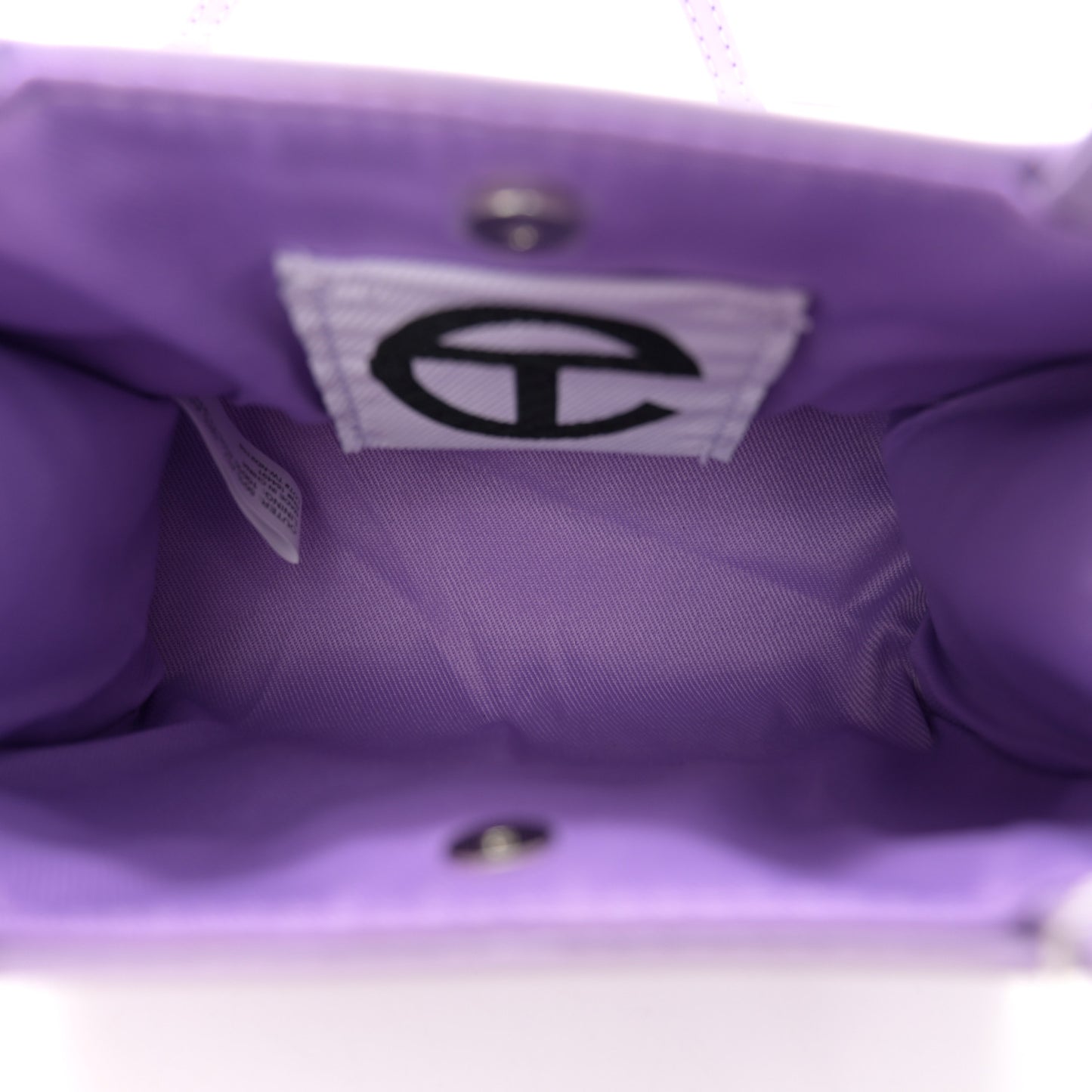 Vegan Leather Small Shopping Bag Lavender