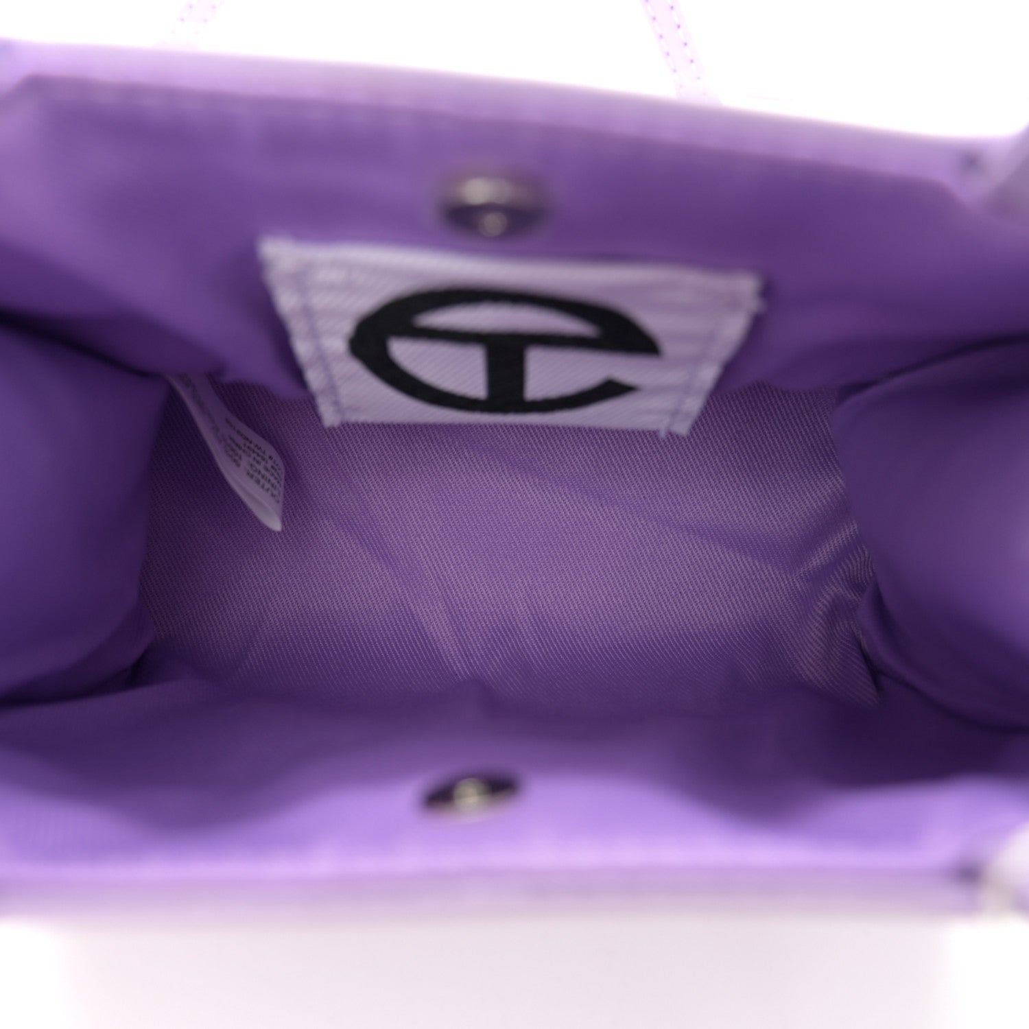 Telfar Vegan Leather Small Shopping Bag Lavender 5 of 9