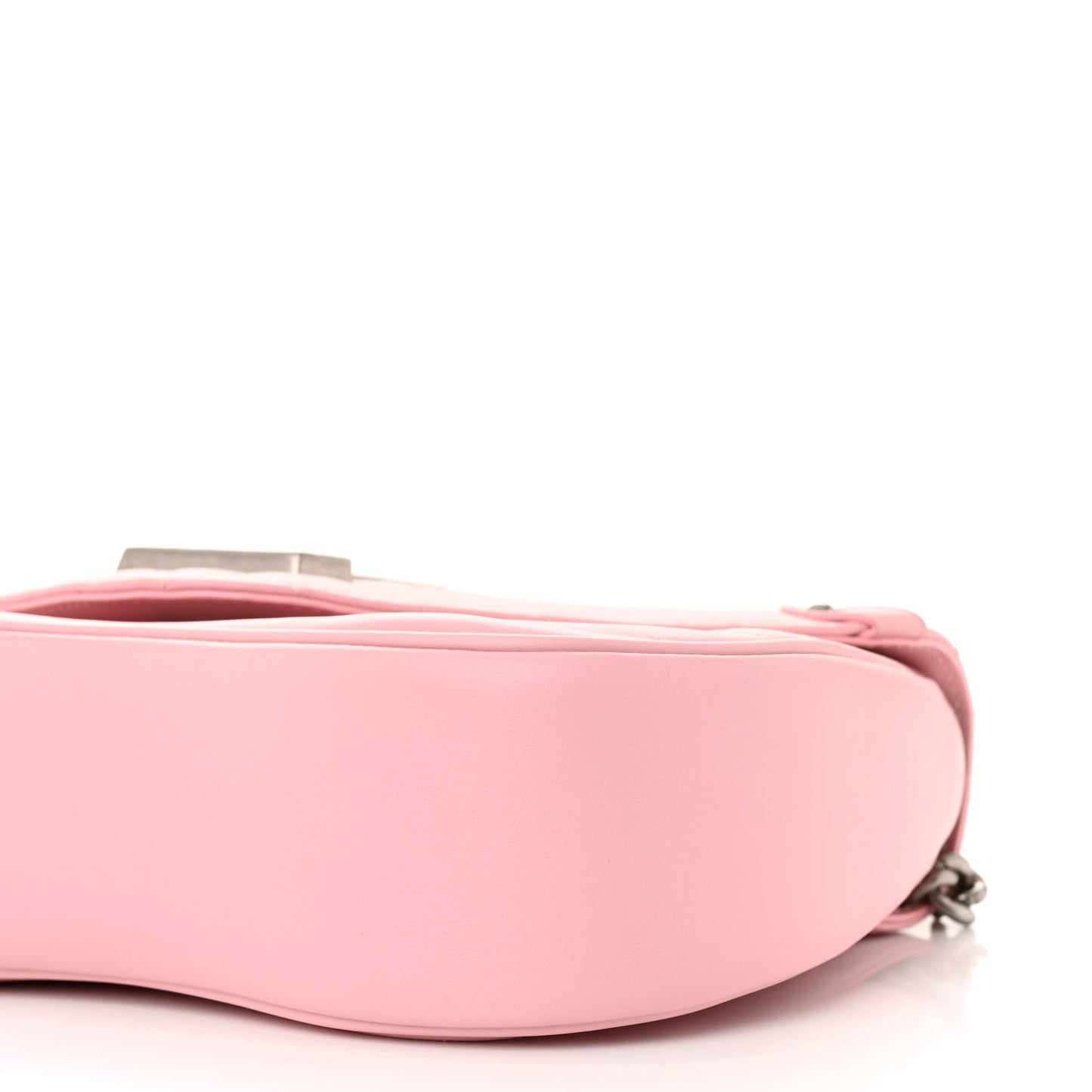 Calfskin New Wave Chain MM Smoothie Pink