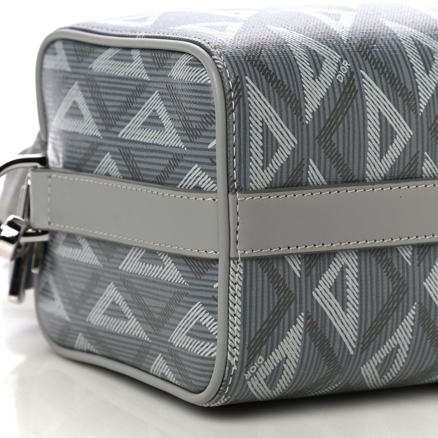 Coated Canvas CD Diamond Lingot 22 Bag Gray