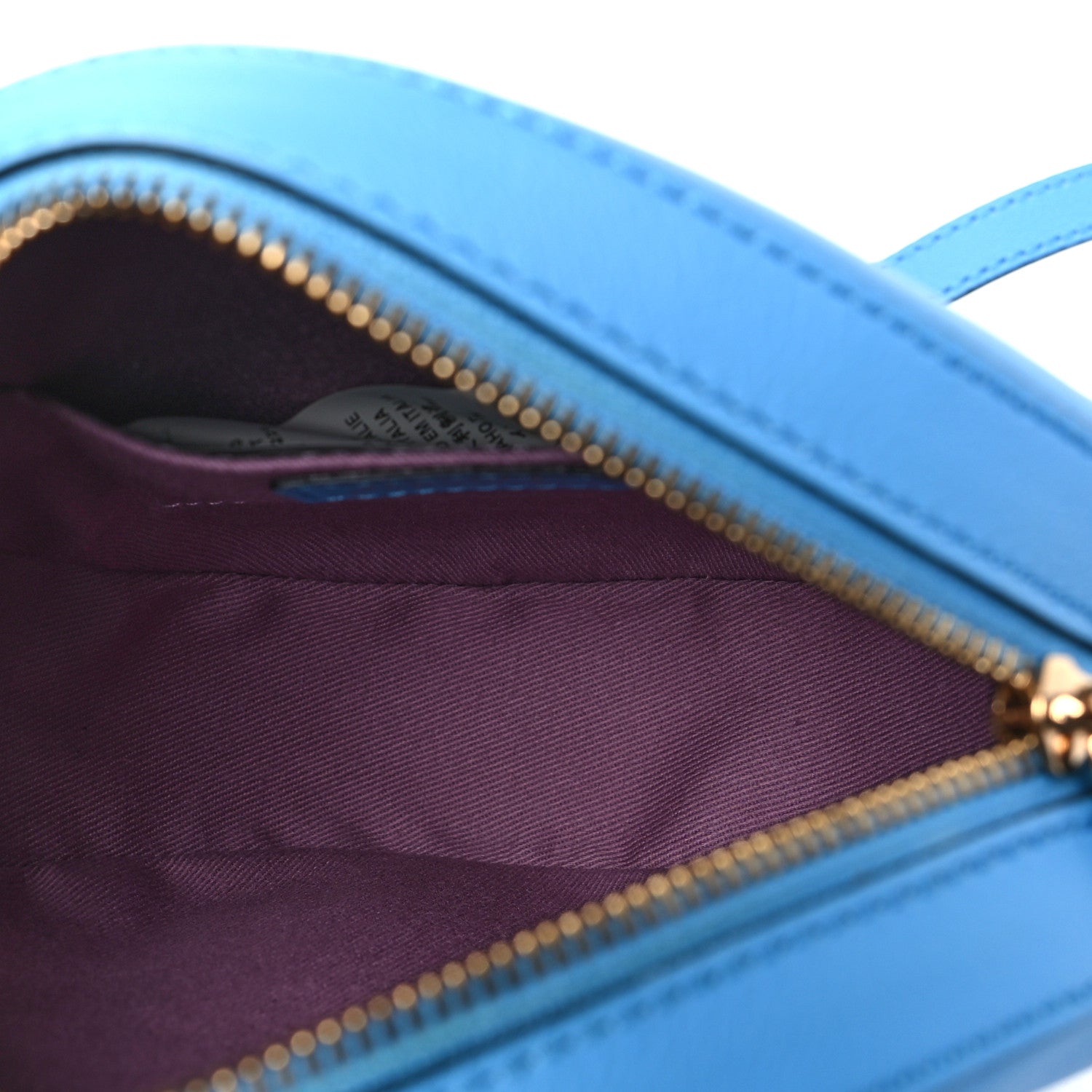 Versace Calfskin La Medusa Round Camera Bag Light Blue 5 of 9
