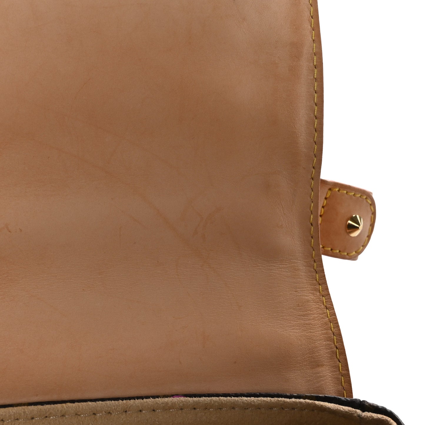 LOUIS VUITTON Monogram Cherry Blossom Sac Retro Bag Brown