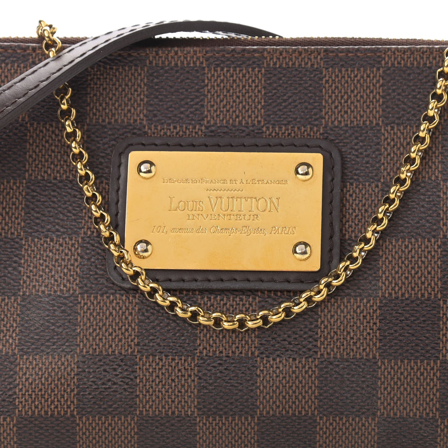 Damier Ebene Eva Clutch