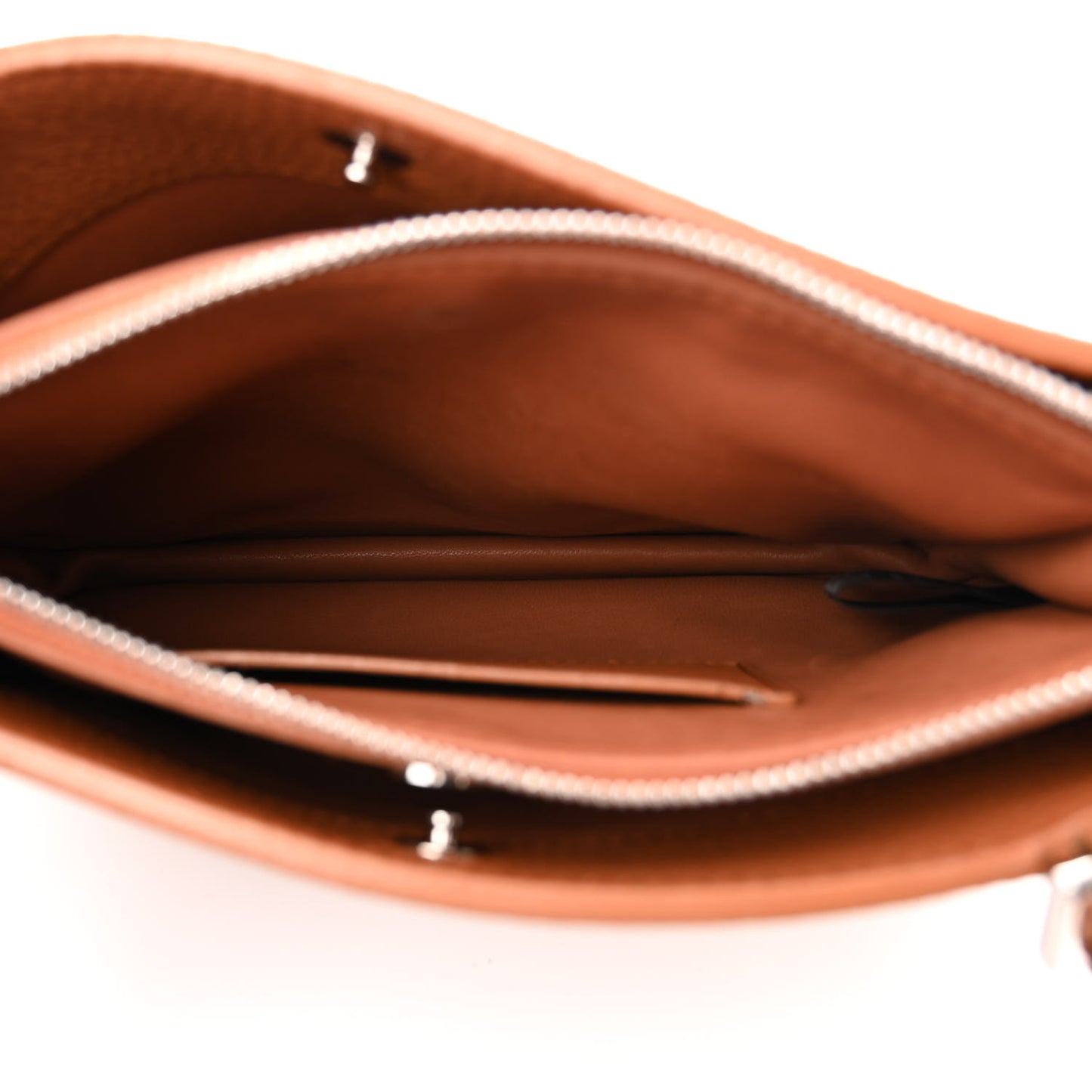 Grained Calfskin Milky Way Odessa Shoulder Bag Brown