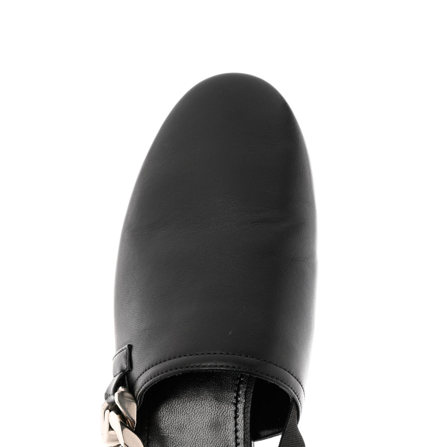 Lambskin Chain Mule 36.5 Black