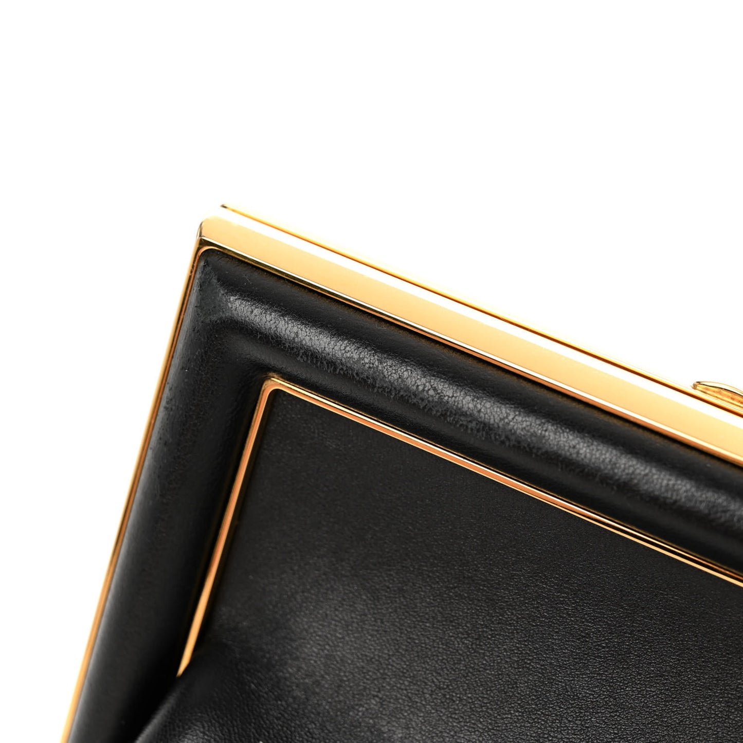 Shiny Nappa Small Fendi First Black