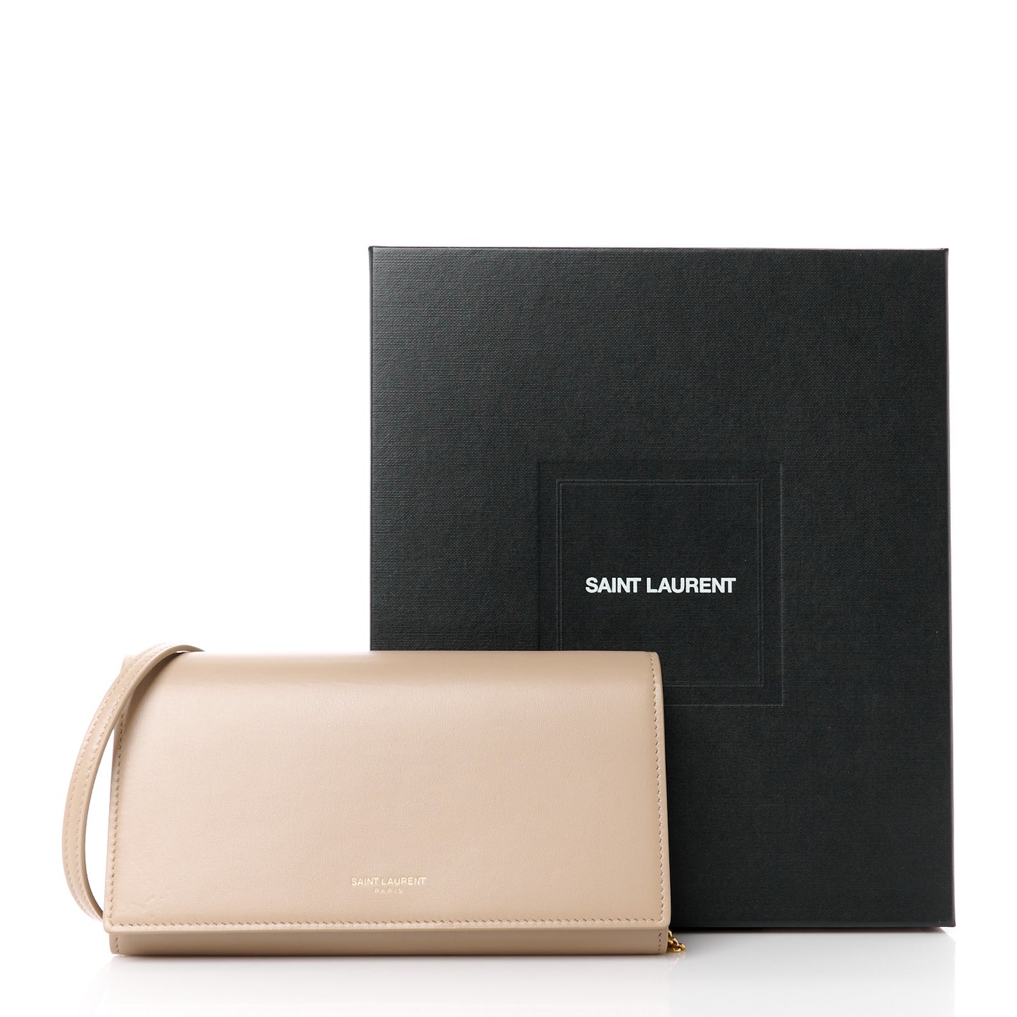 Smooth Calfskin Mini Paris Bag Dark Beige
