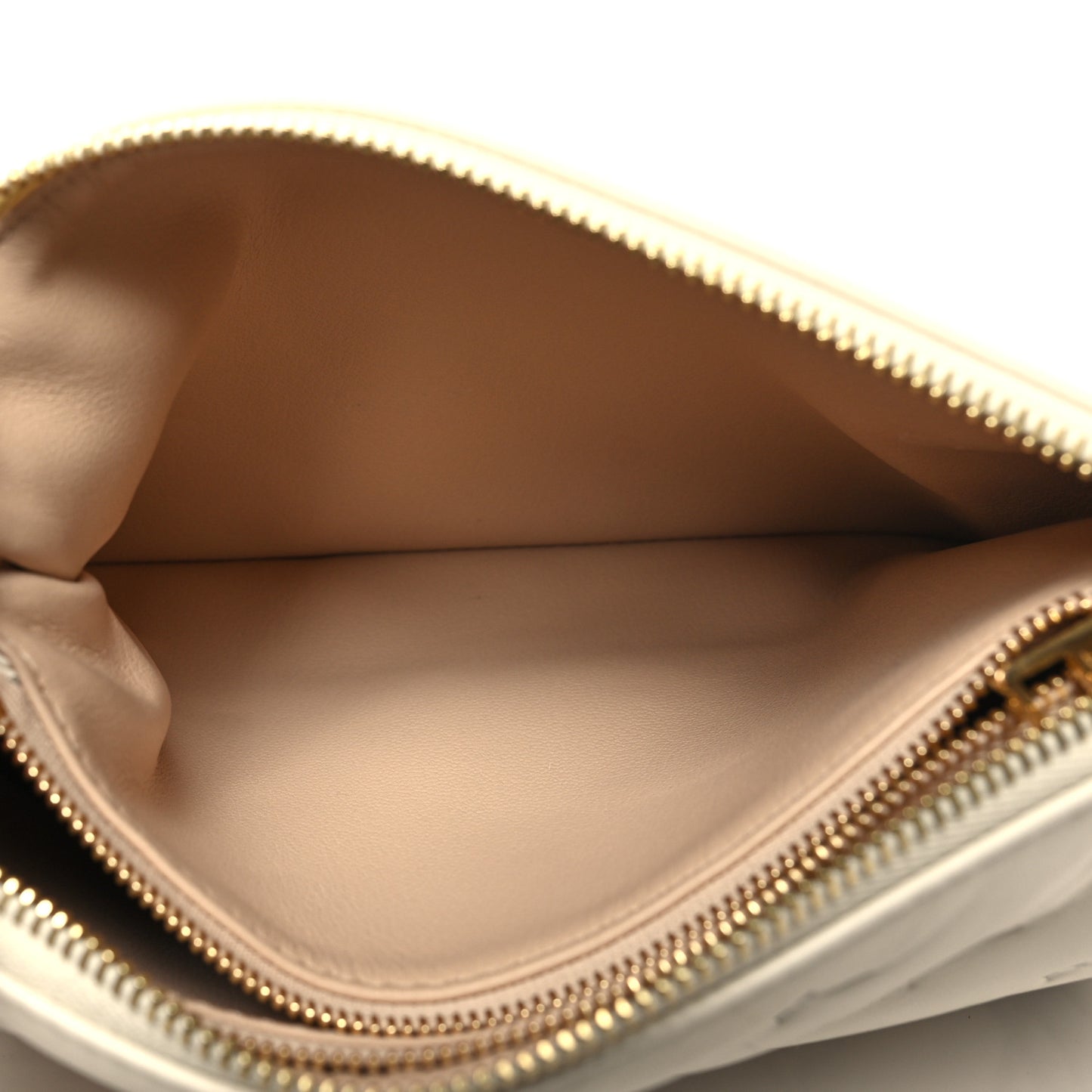 Lambskin Embossed Monogram Tricolor By The Pool Coussin BB Beige