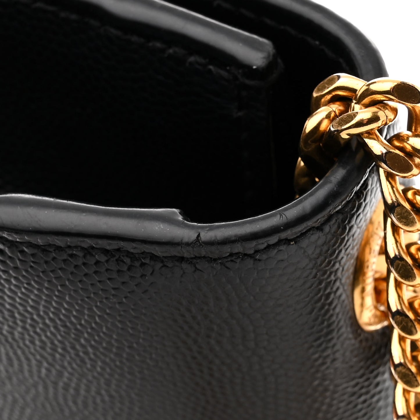 Grain De Poudre Small Monogram Kate Satchel Black