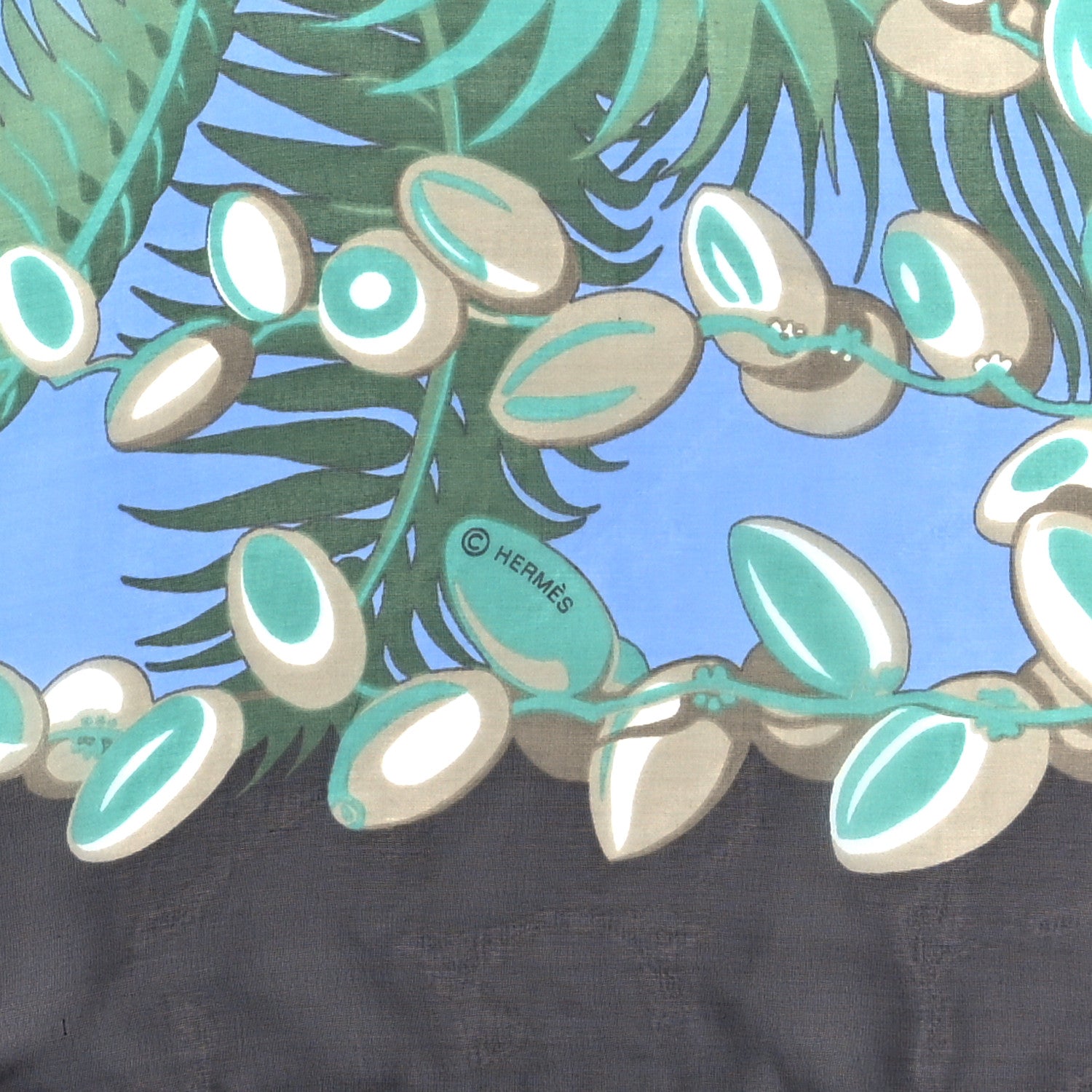 Hermes Silk Mousseline Mythiques Phoenix Shawl 140 3 of 3