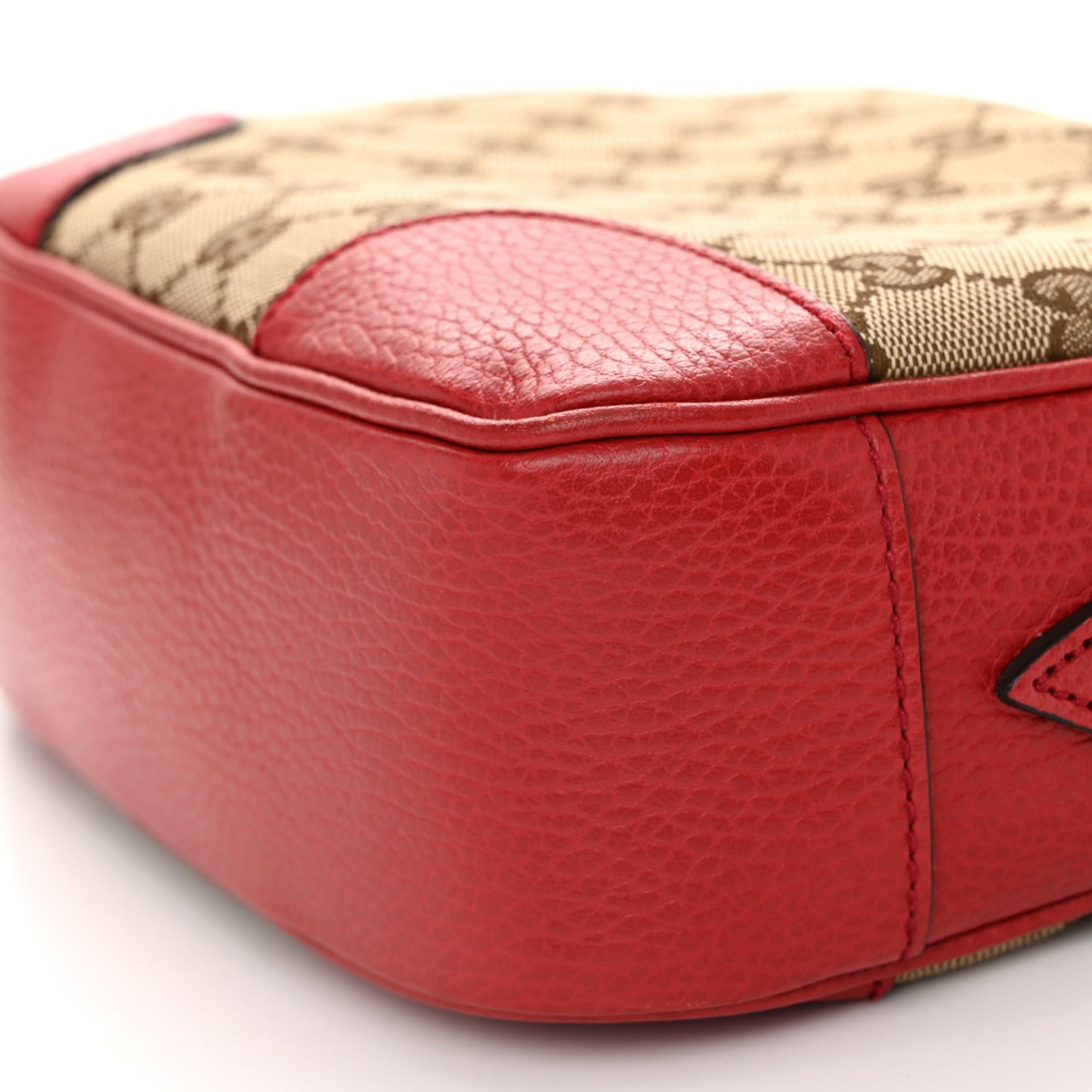 Monogram Mini Bree Messenger Bag Red