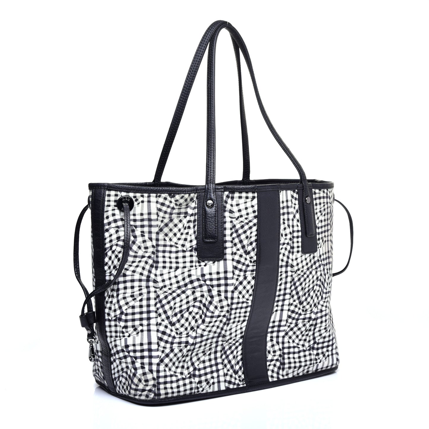 Visetos Medium Liz Reversible Shopper Tote Black