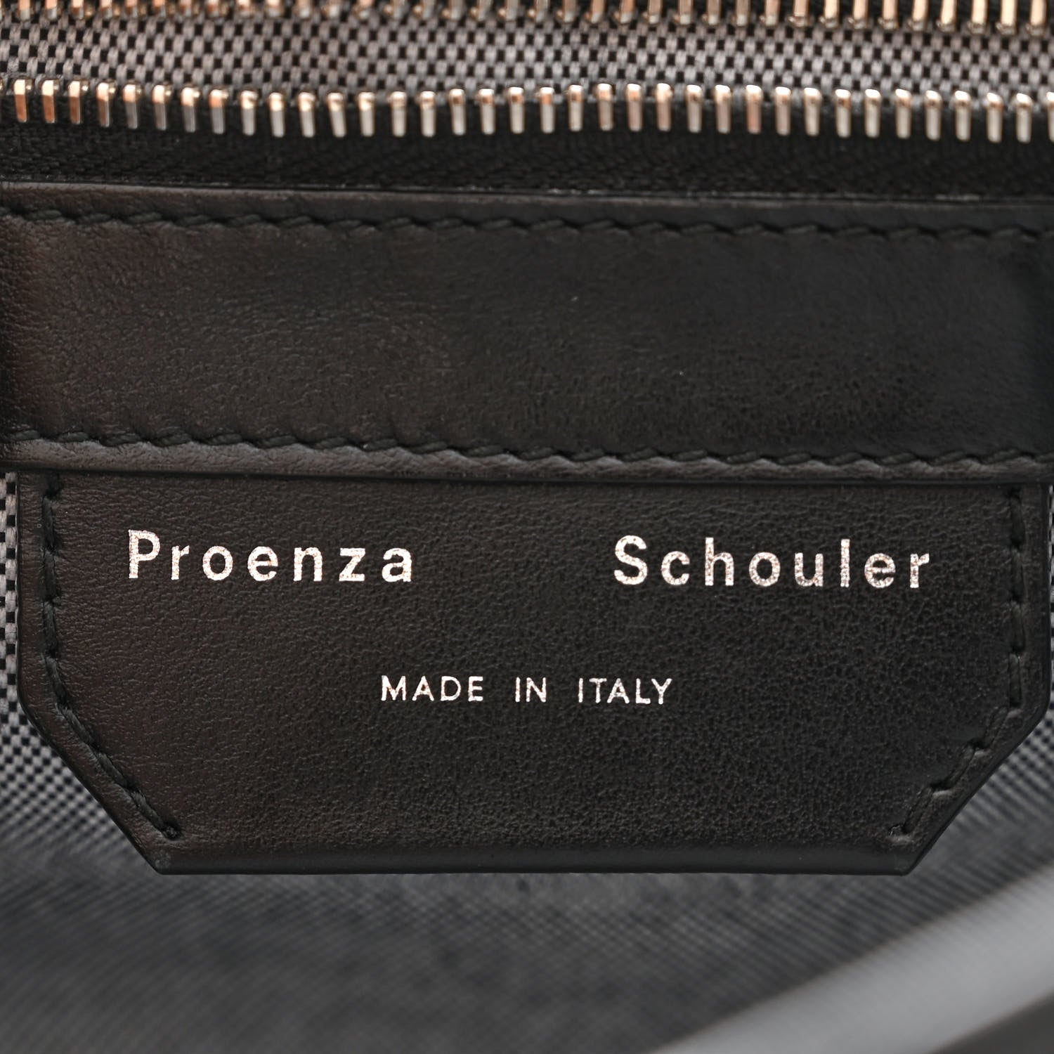 Proenza Schouler Grained Calfskin Tiny PS1 Satchel Black 6 of 11