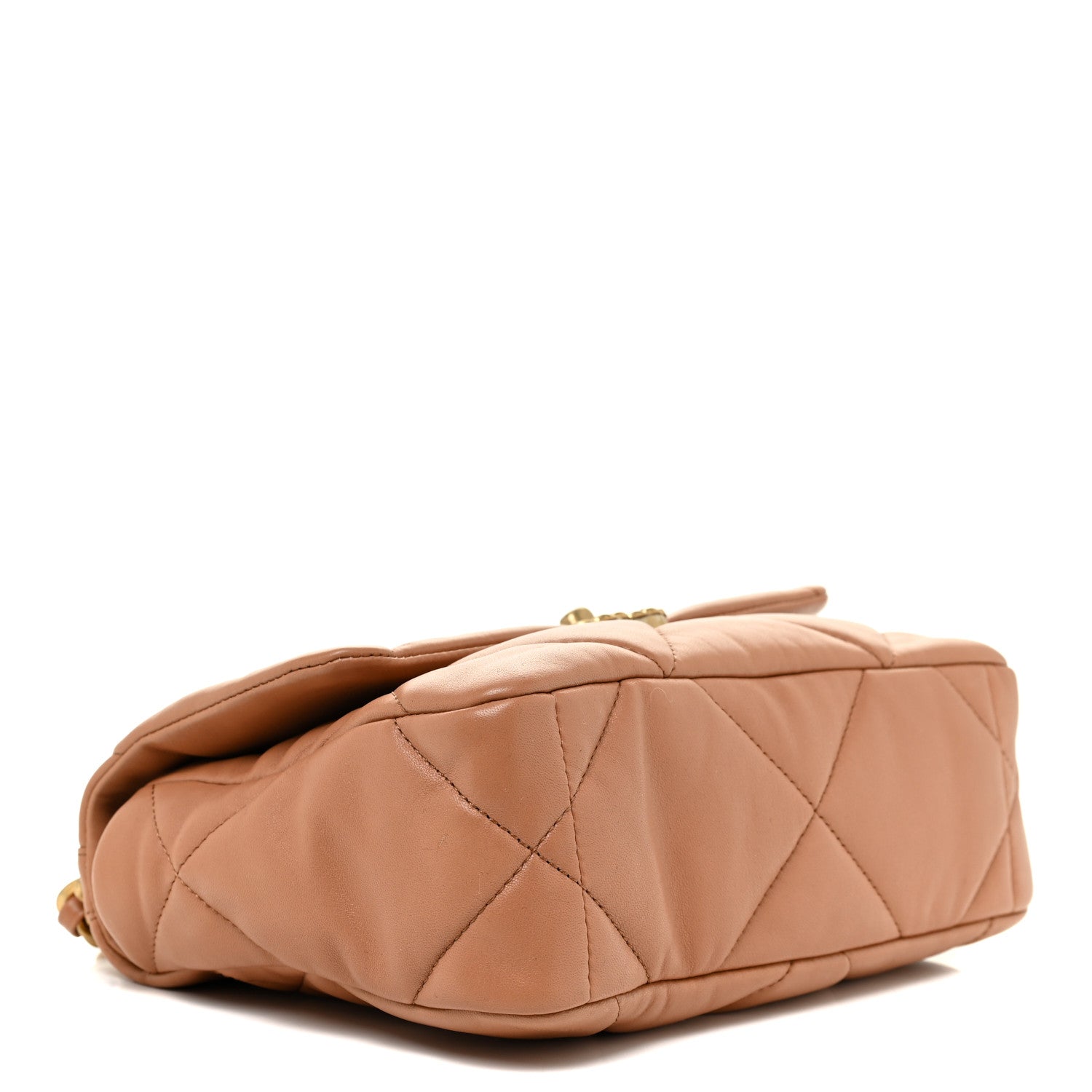 Chanel Lambskin Quilted Medium Chanel 19 Flap Brown 4 of 13