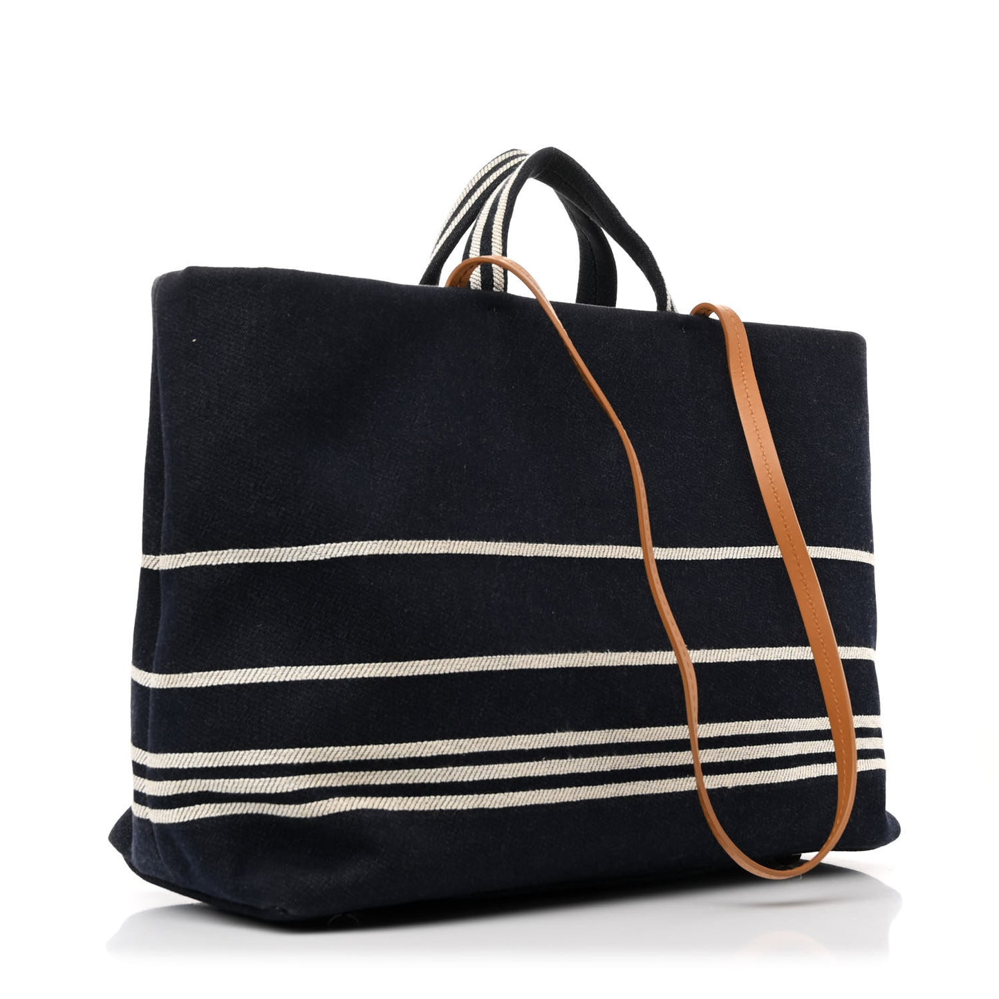 Denim Large Shopping Tote Blue