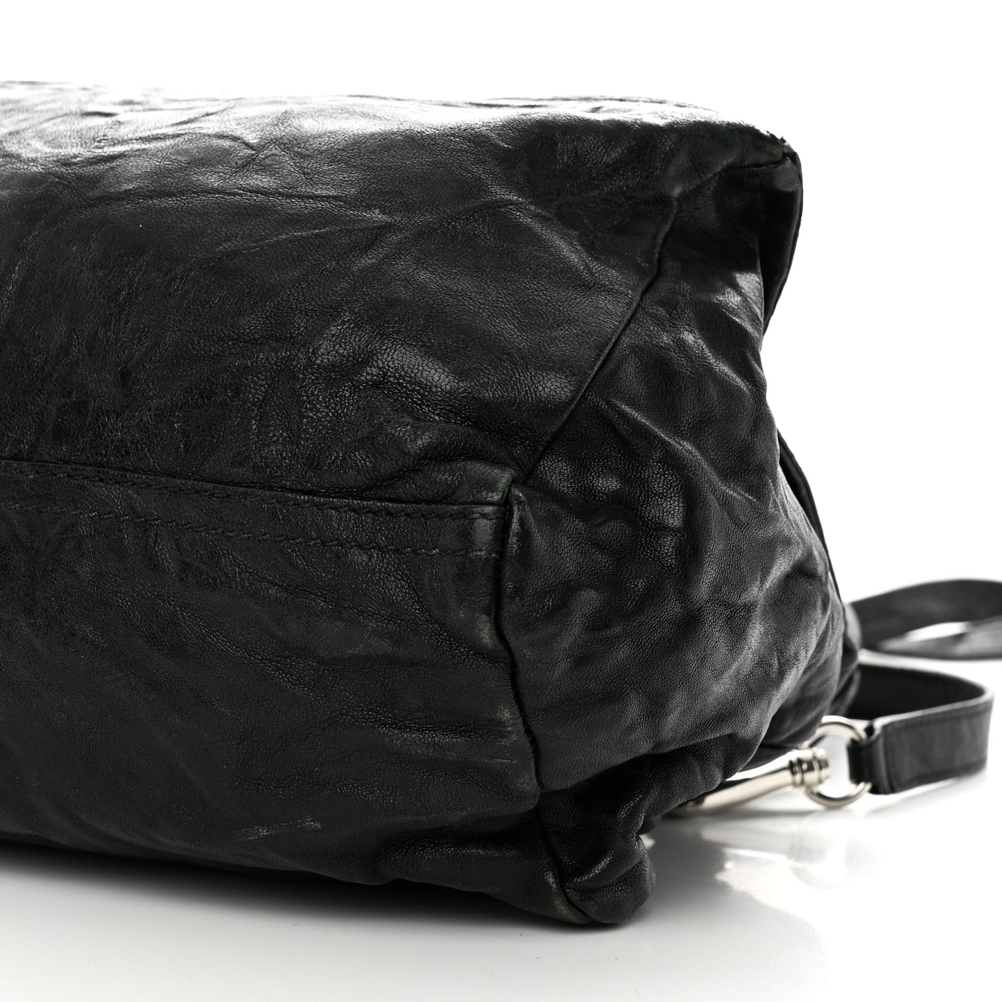 Tumbled Sheepskin Small Pandora Black