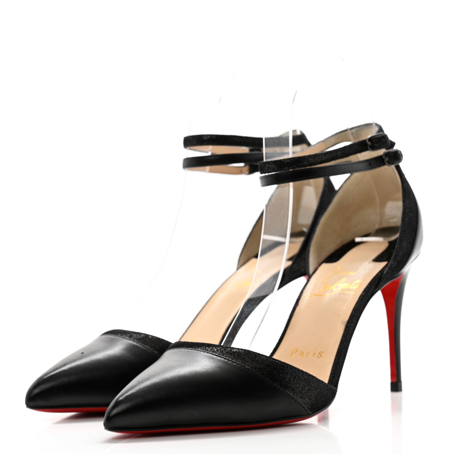 Suede Kid Uptown Double 85 Pumps 36 Black