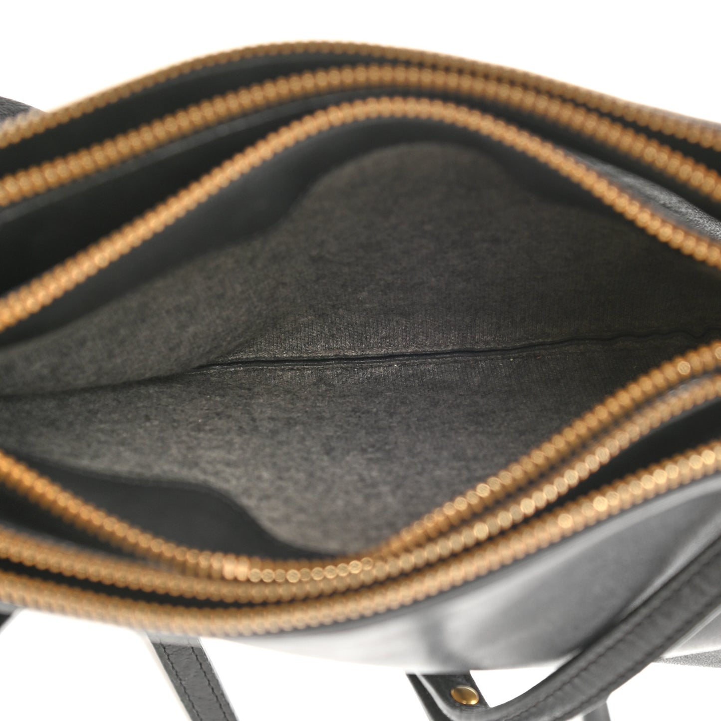 Lambskin Small Trio Crossbody Bag Black