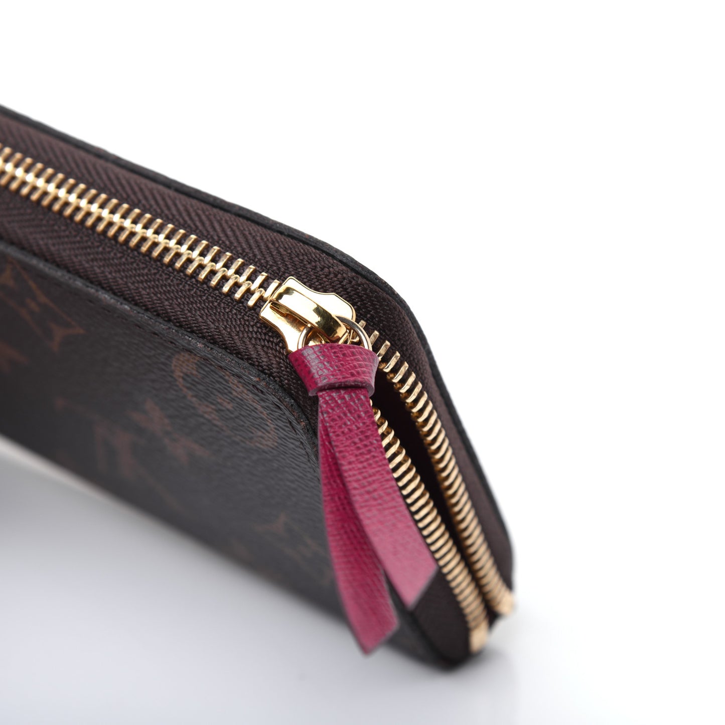 Monogram Clemence Wallet Fuchsia