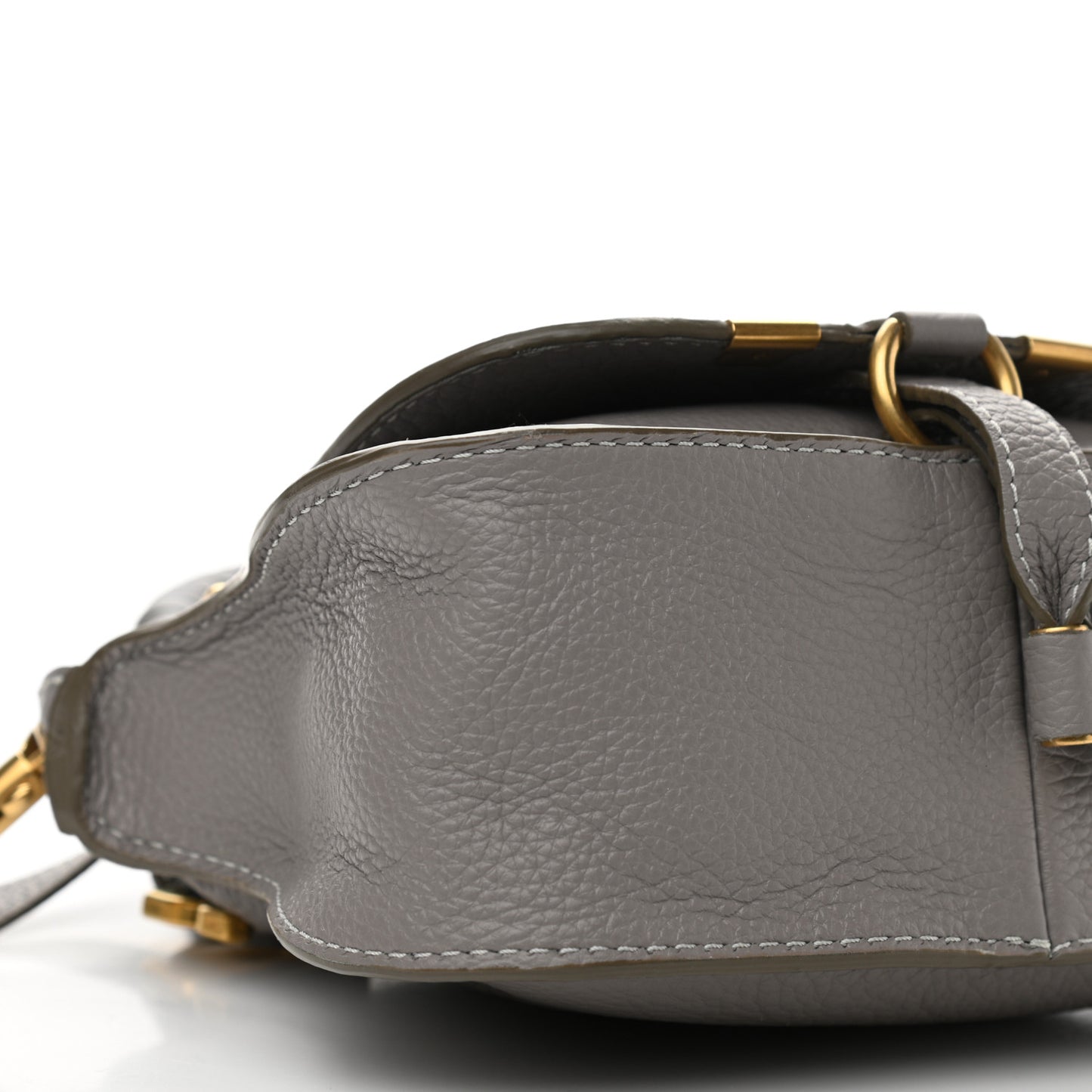 Calfskin Mini Marcie Satchel Cashmere Grey