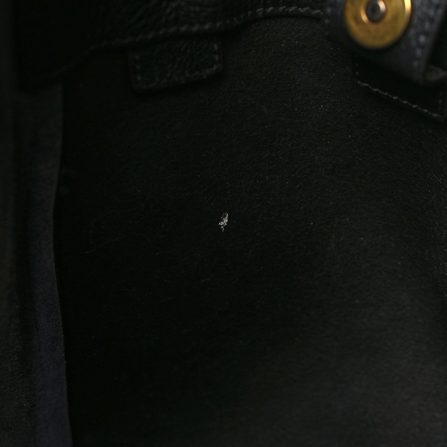 Smooth Calfskin Medium Milo Shopping Tote Black