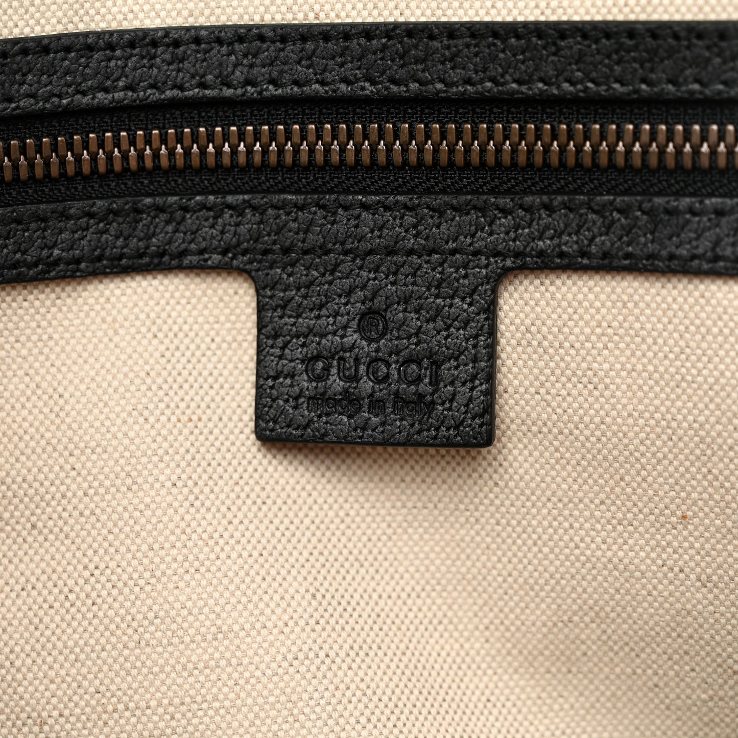 Velvet GG Monogram Textured Calfskin Web Medium Duffle Bag Blue Beige Black