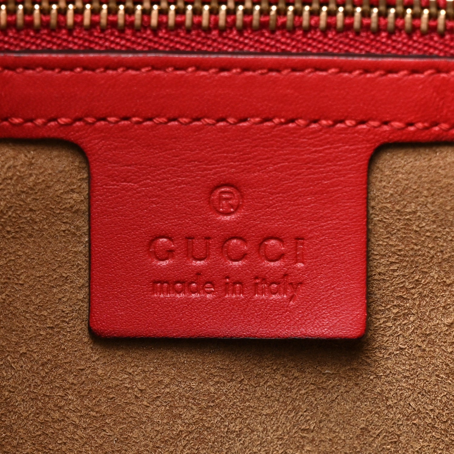 Gucci GG Supreme Monogram Linea A Hobo Red 6 of 15