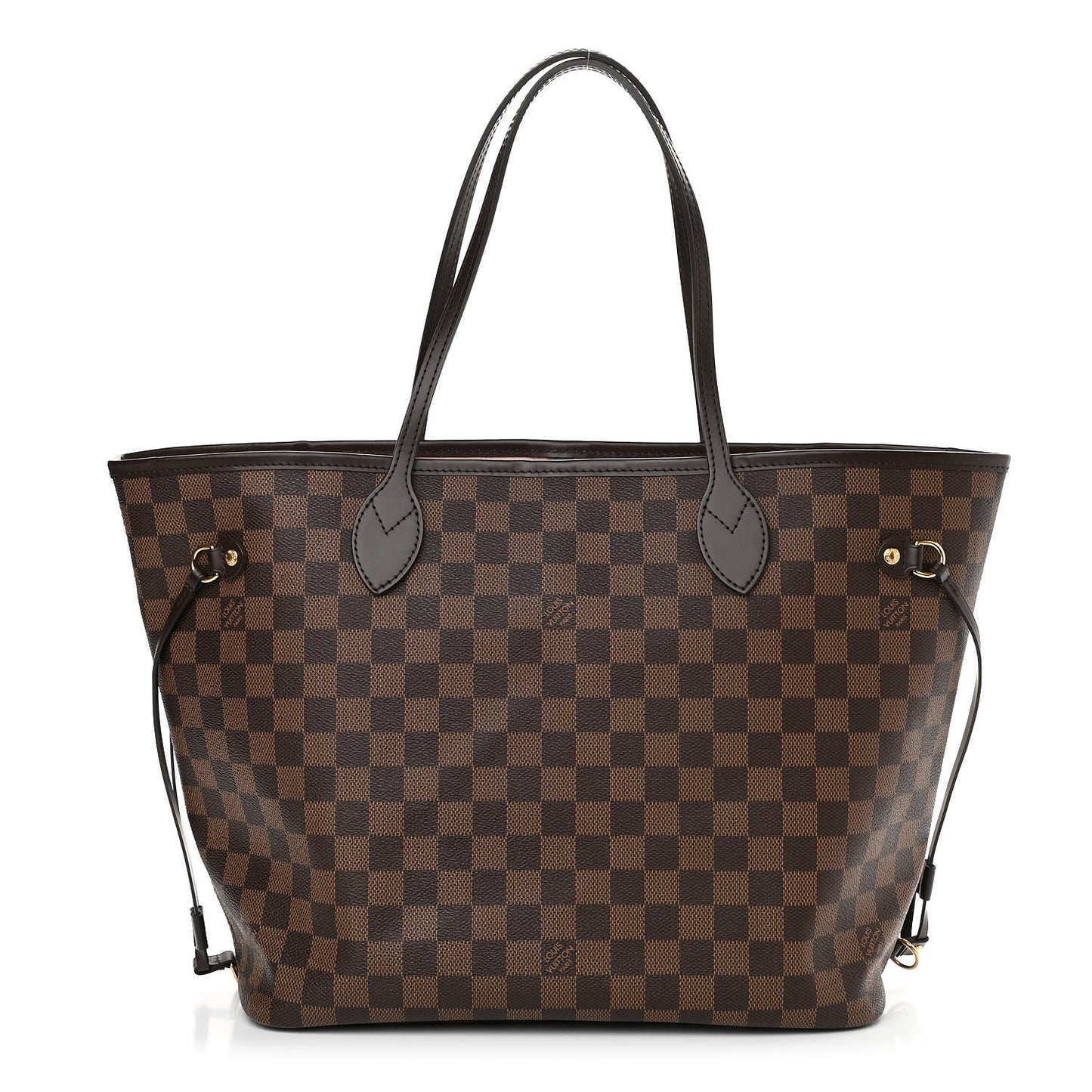 Damier Ebene Neo Neverfull MM Rose Ballerine