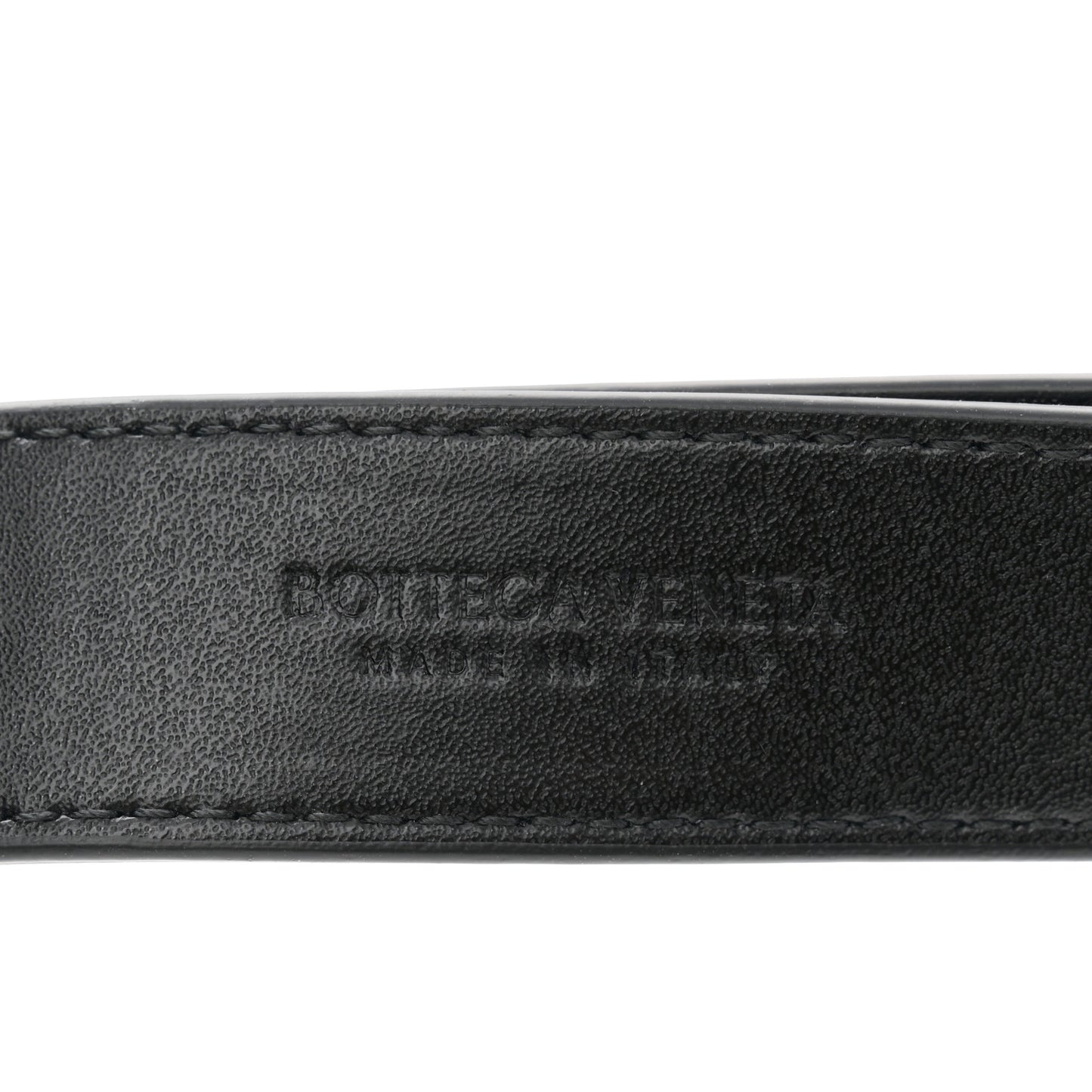 Nappa Maxi Intreccio The Belt Cassette Bag Black