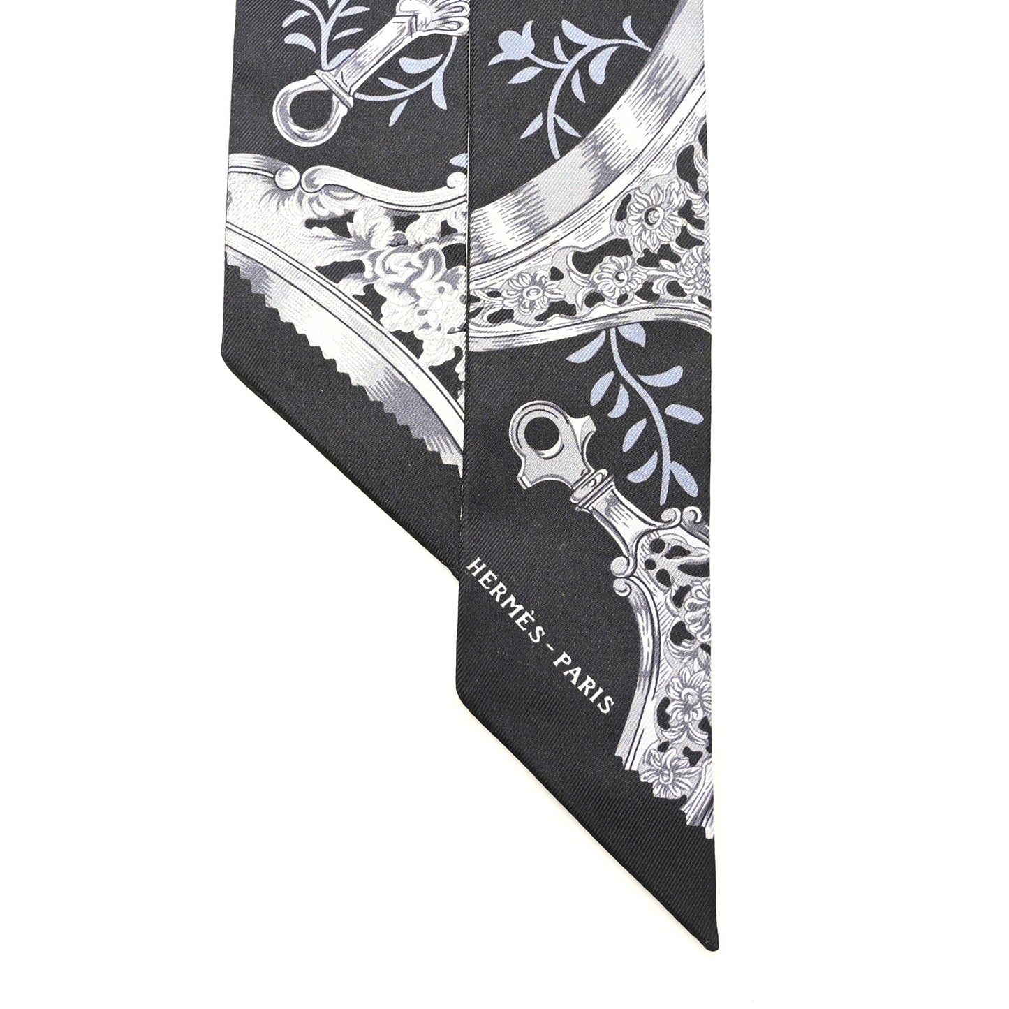 Silk Etriers Remix Twilly Black Ciel Argent