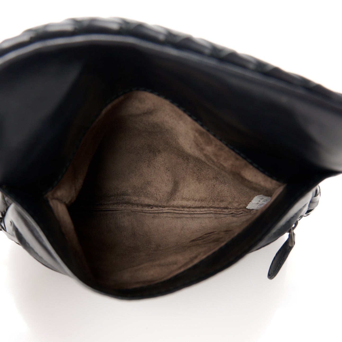 Nappa Intrecciato Small Chain Crossbody Black