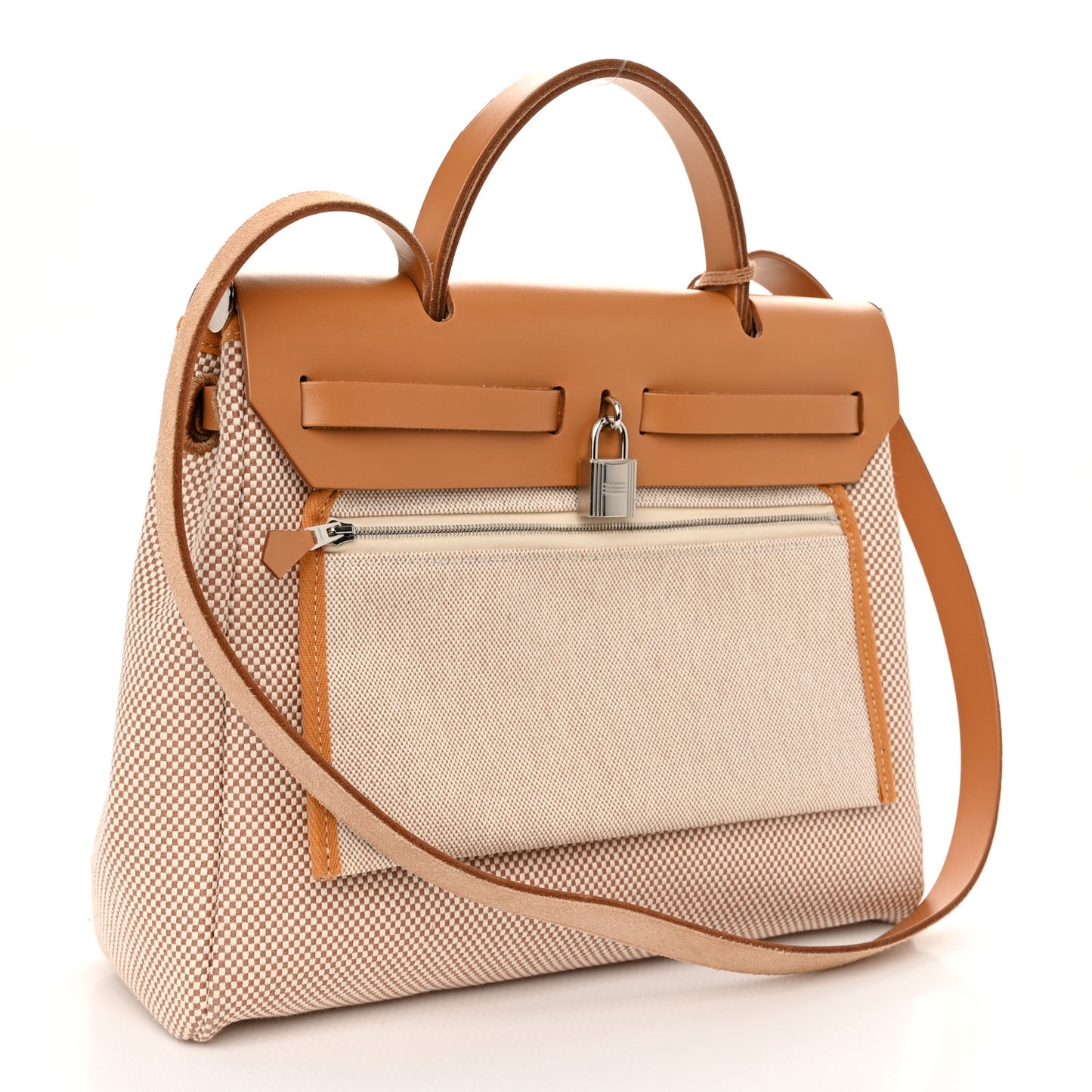 Vache Hunter Criss Viking Herbag Zip Retourne 31 PM Ecru Beige Naturel