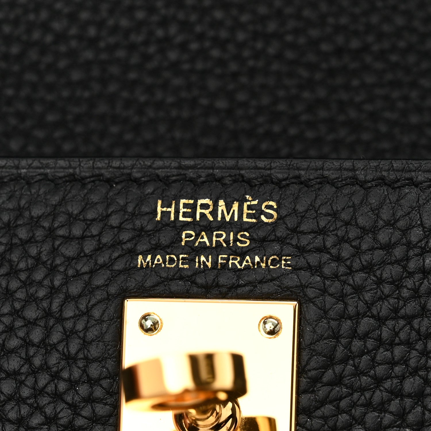 Hermes Togo Kelly Retourne 25 Black 6 of 11