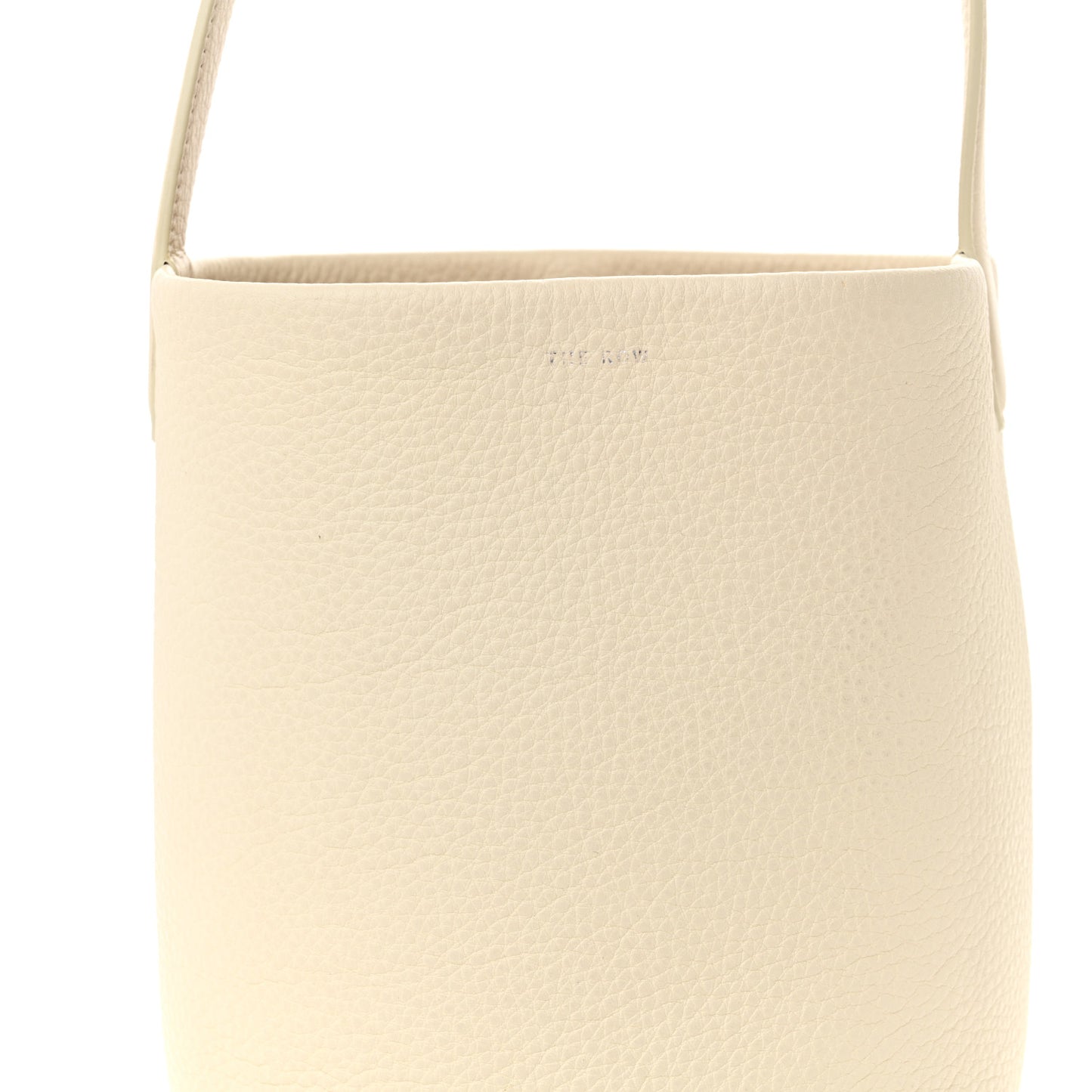 Grained Calfskin Small N/S Park Tote Ivory