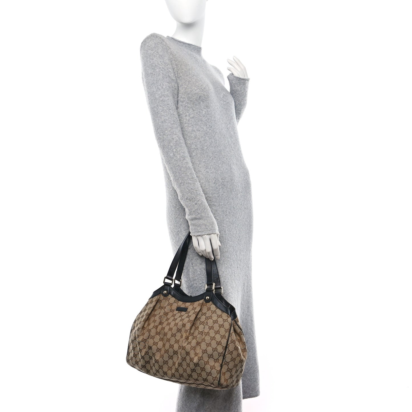 Monogram Shoulder Bag Dark Brown