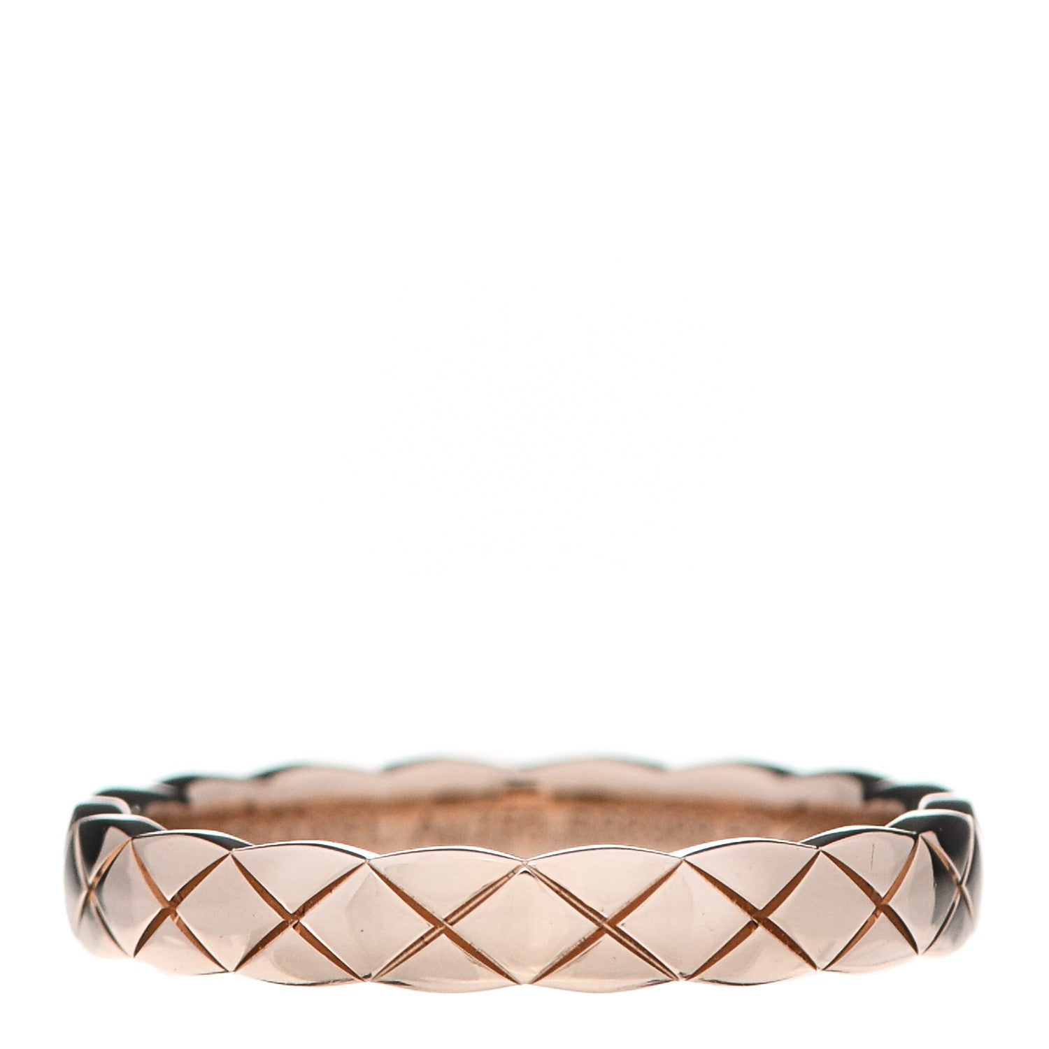 Chanel 18K Beige Gold Mini Coco Crush Ring 52 6 1 of 6