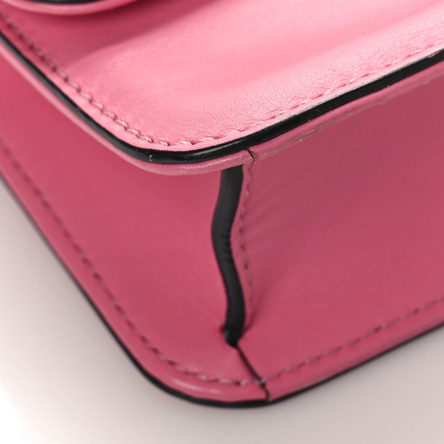 Vitello Mini Glam Lock Rockstud Flap Ninphea