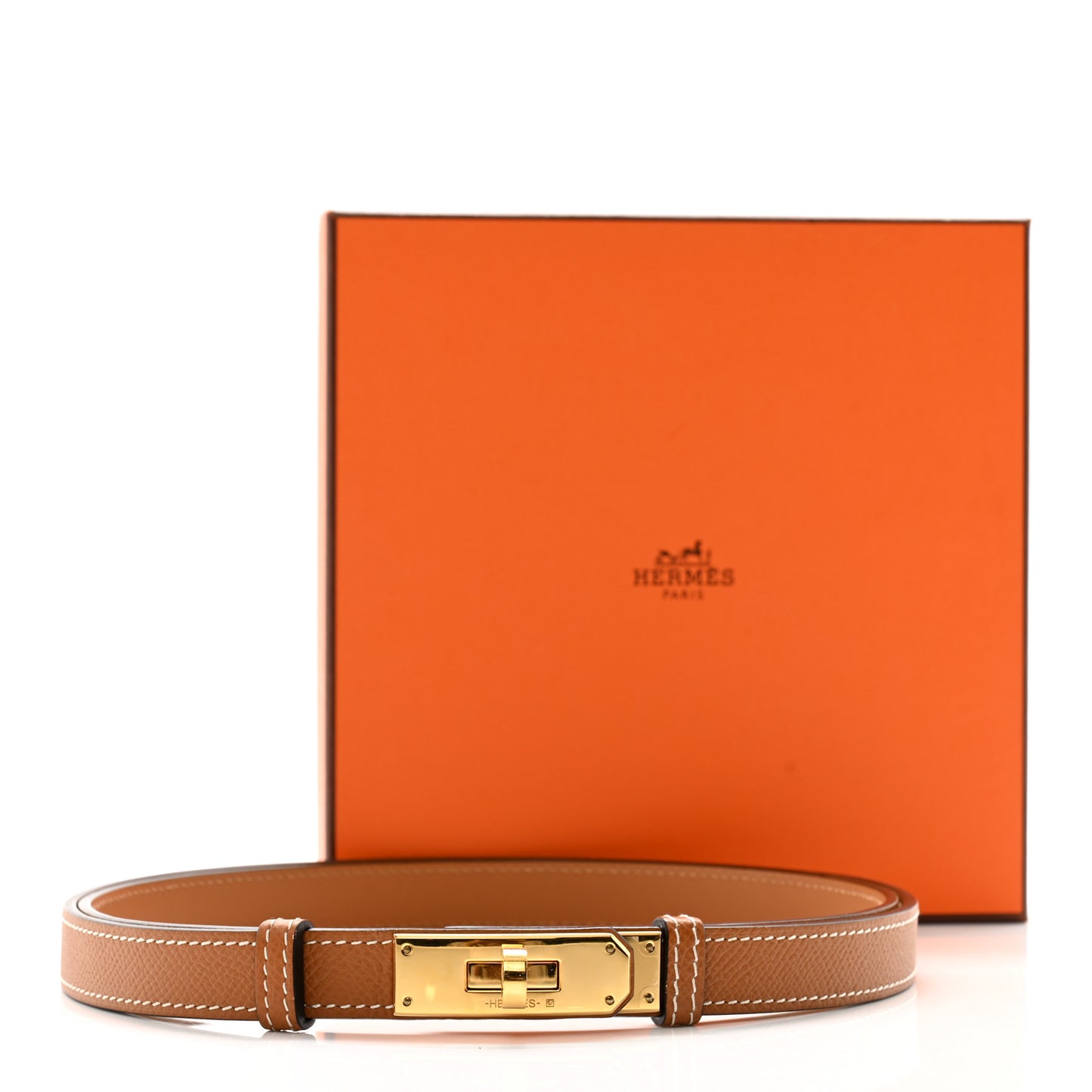 Epsom Kelly Belt Gold