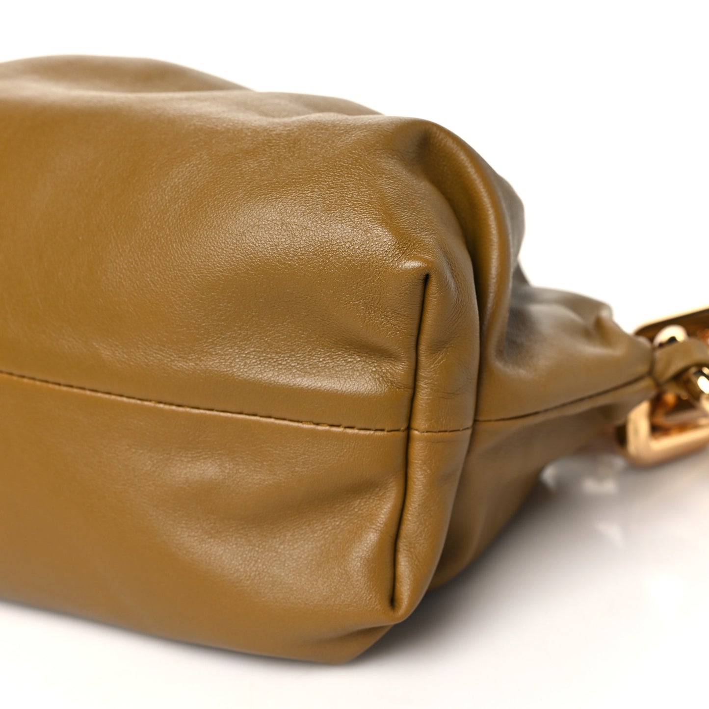 Calfskin The Pouch Chain Moutarde