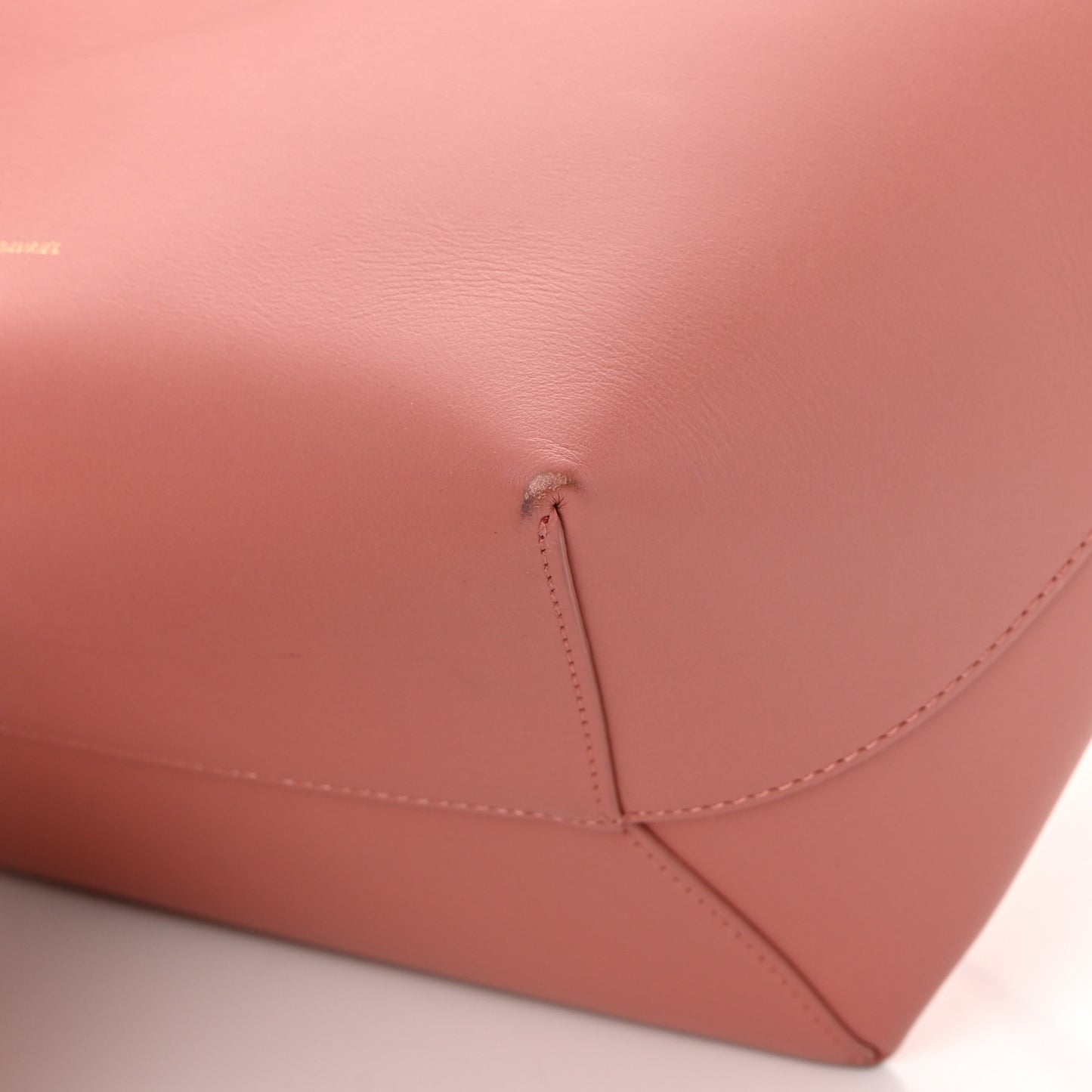 Calfskin Bucket Bag Blush