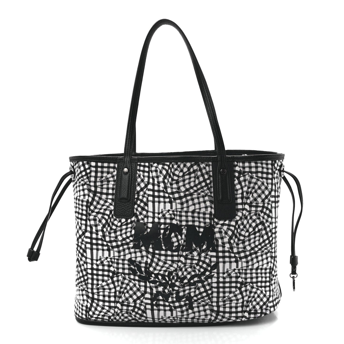Visetos Medium Liz Reversible Shopper Tote Black