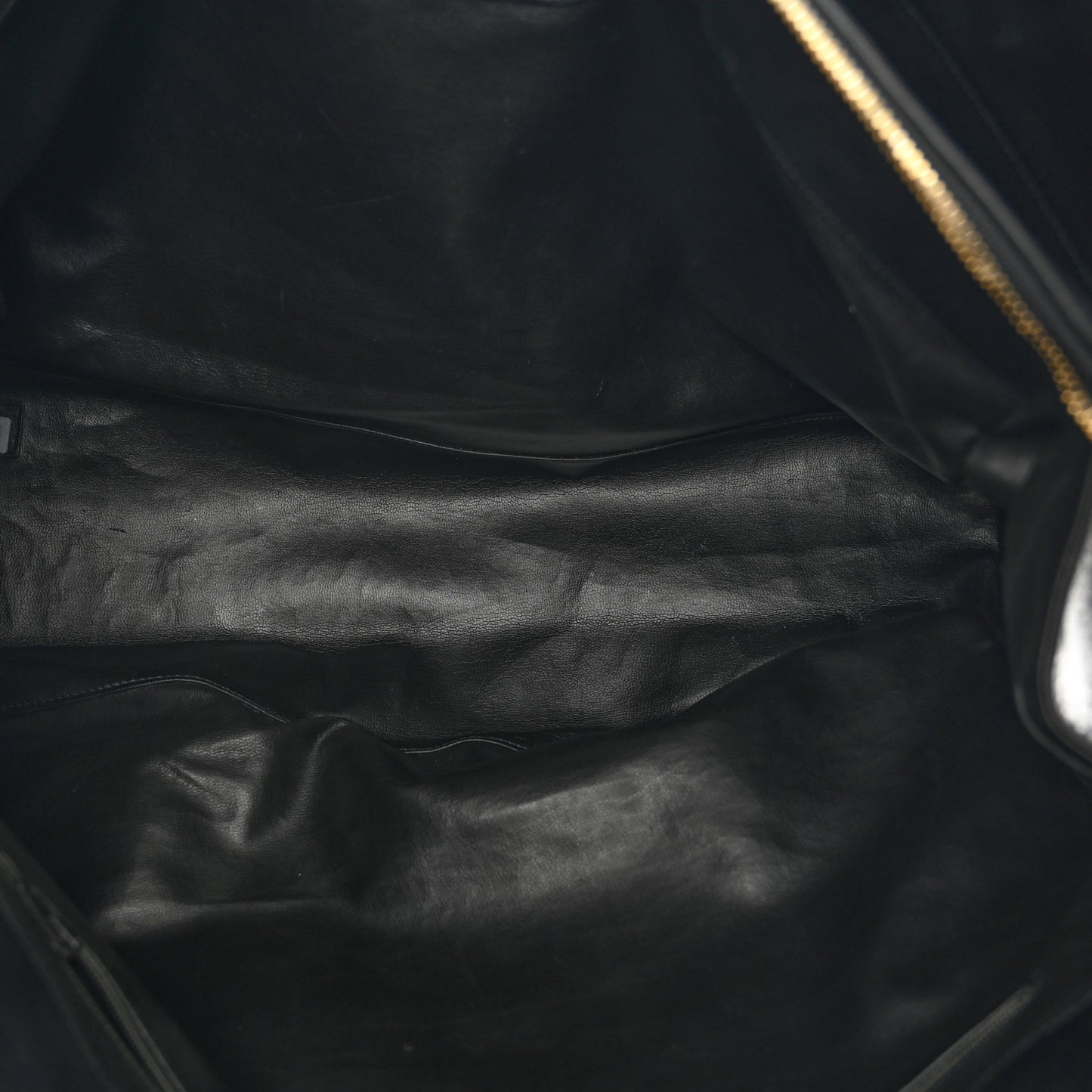 Canvas Calfskin XL Weekender Bag Black