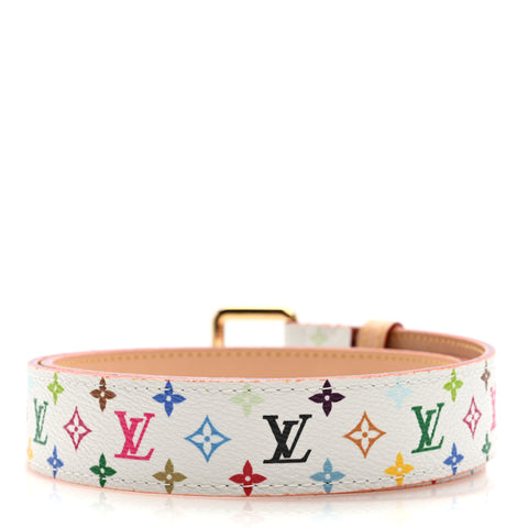 LV X TM Monogram Multicolor D Ring 90 36 Belt