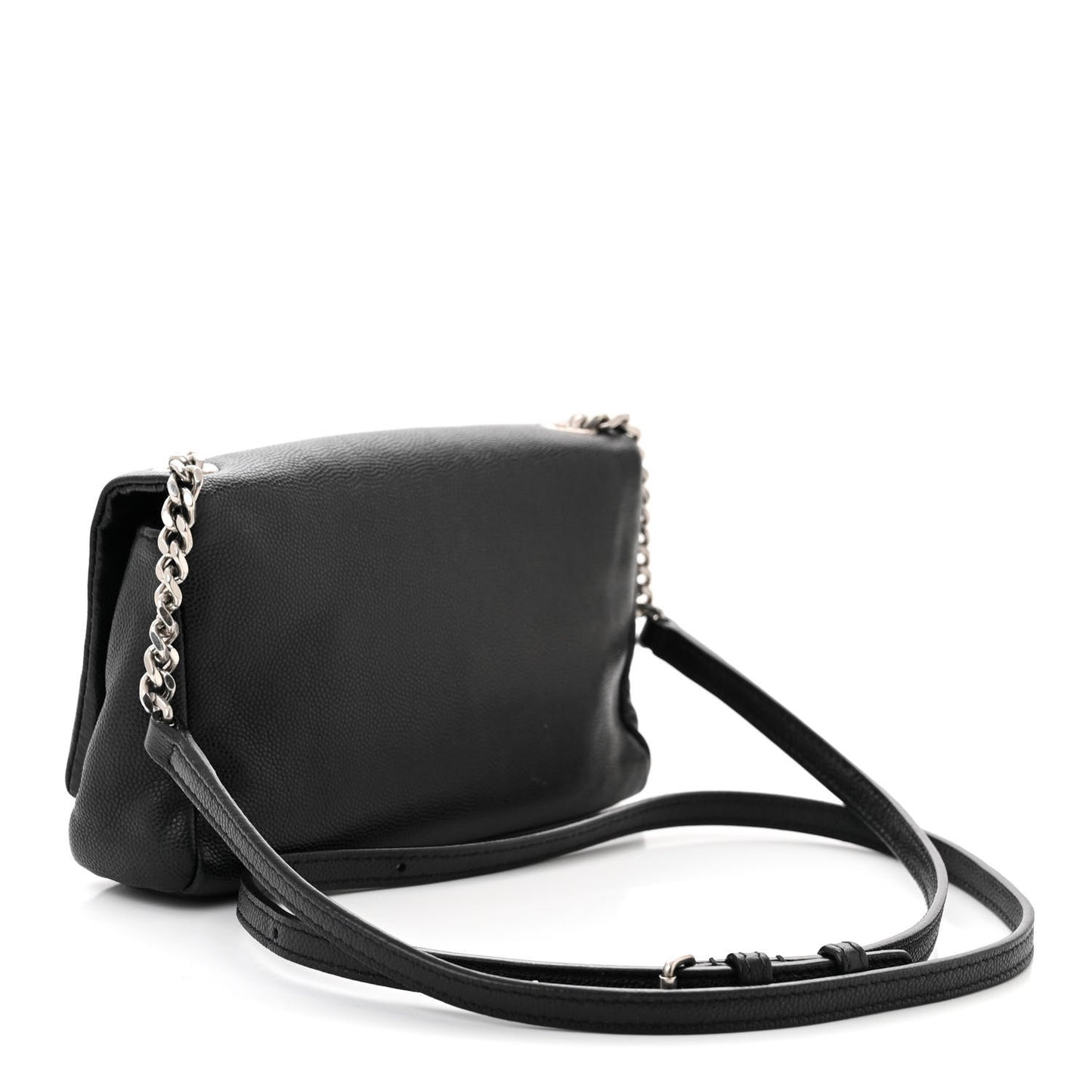 Grain De Poudre Monogram Toy West Hollywood Fold-Over Bag Black