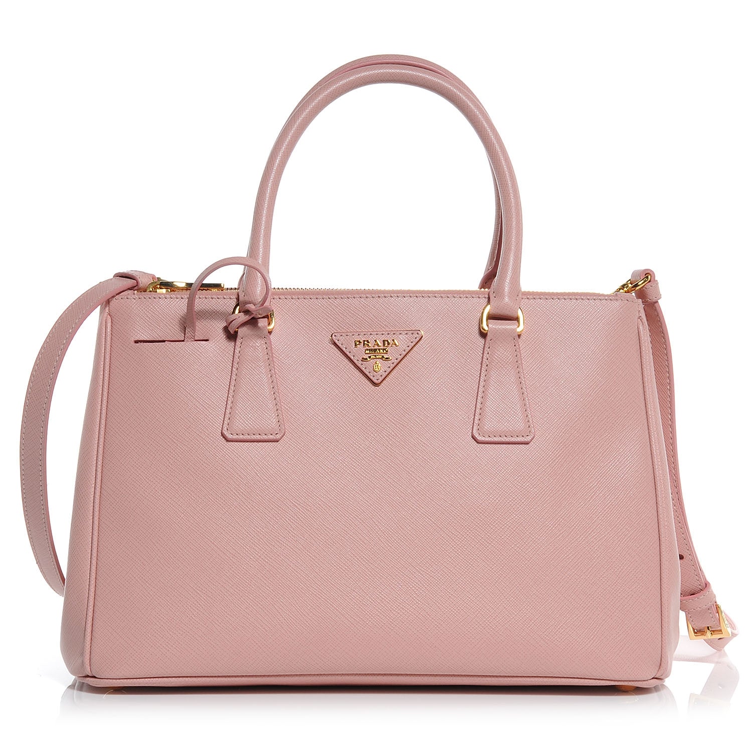 Prada Saffiano Lux Leather Small Tote BN1801 Orchidea 53307