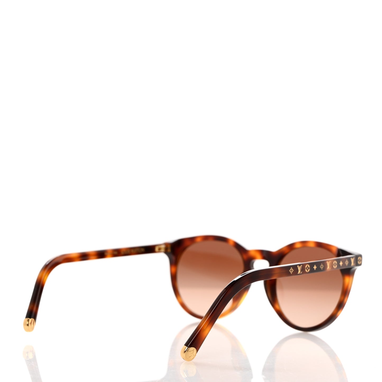 Acetate My Monogram Light Round Sunglasses Z2005E Havana