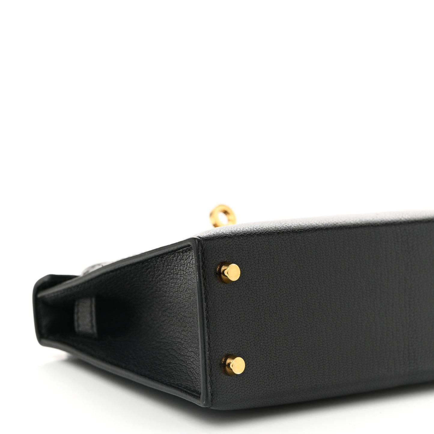 Chevre Chamkila Mini Kelly Sellier 20 Black