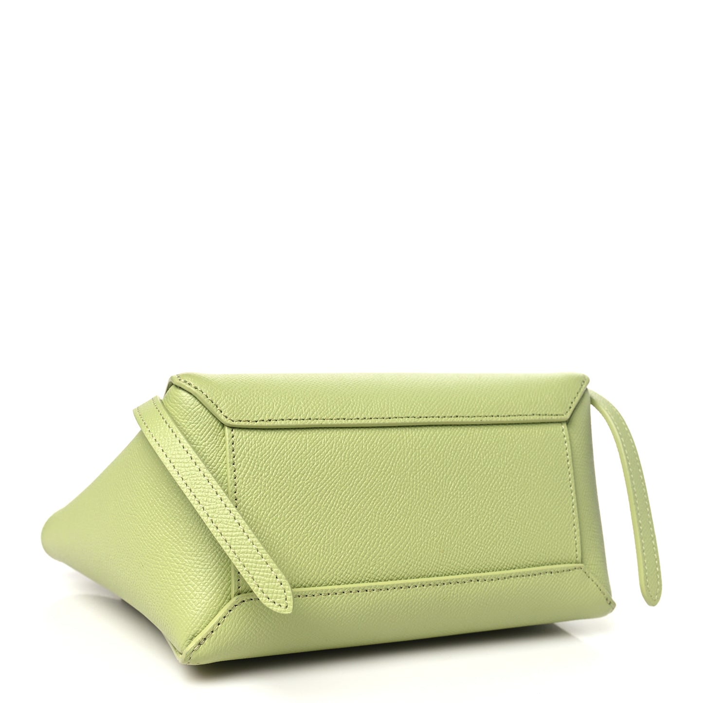 Grained Calfskin Nano Belt Bag Vert D'eau