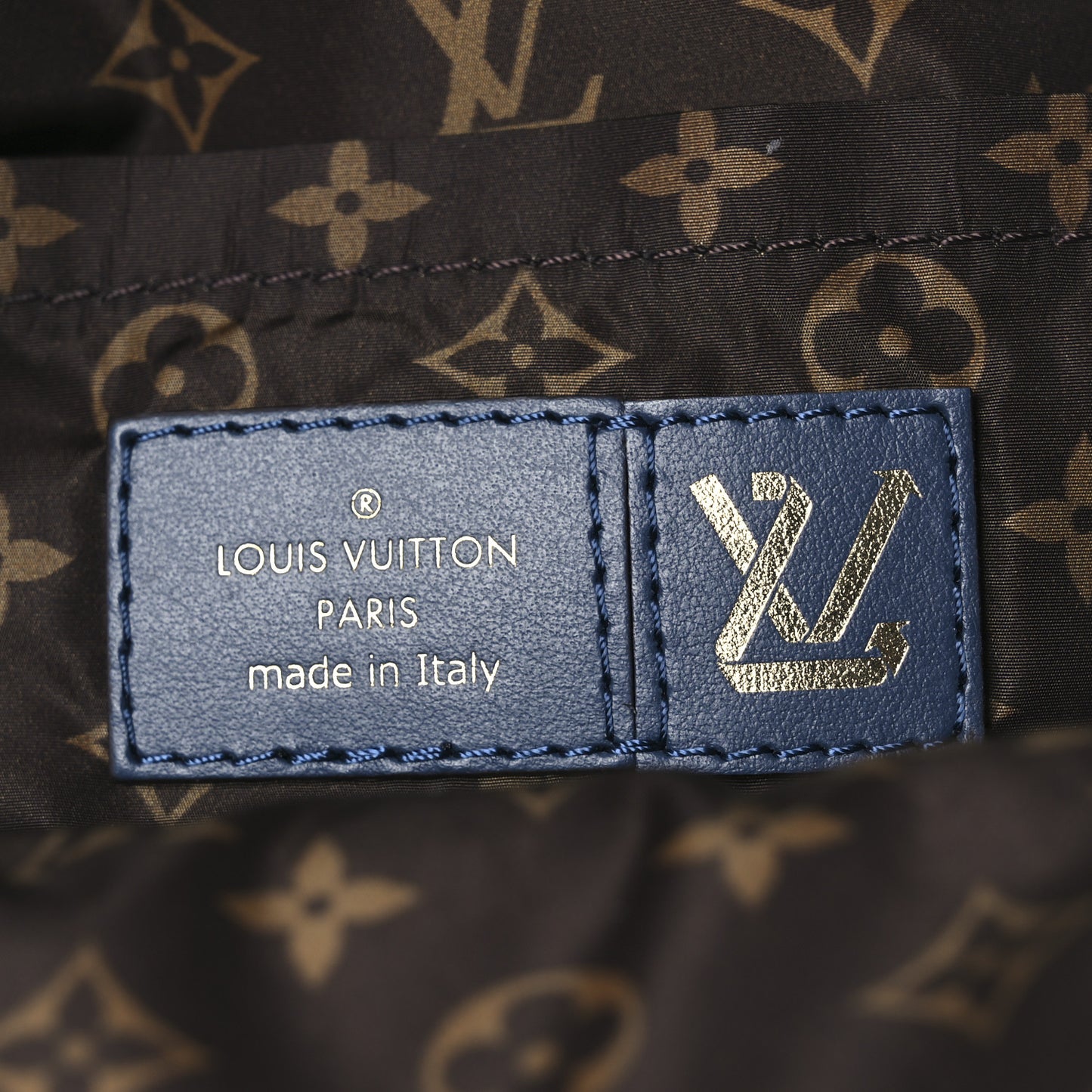 Econyl Mini Monogram Pillow Palm Springs Backpack Mini Navy
