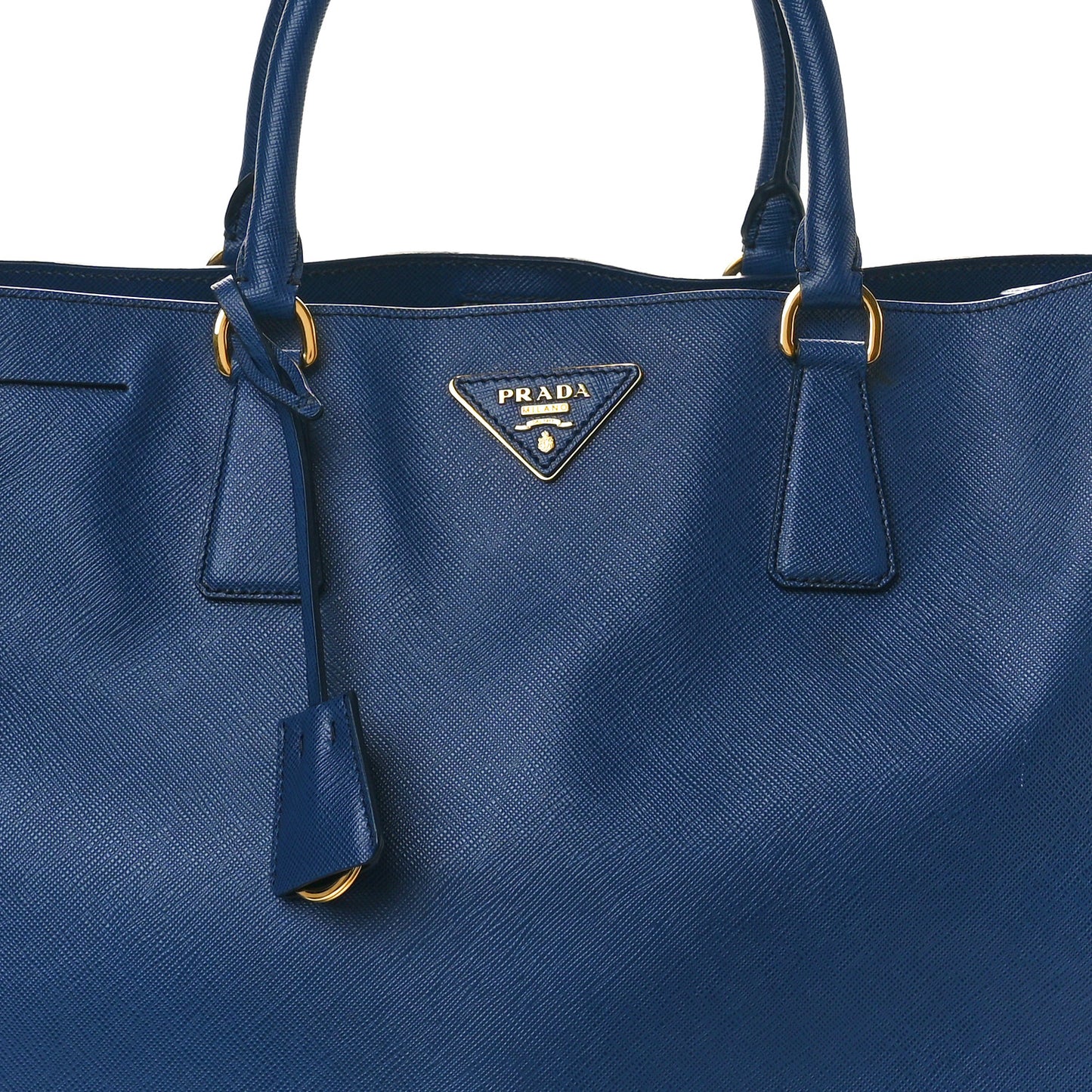 Saffiano Lux Large Tote Bluette